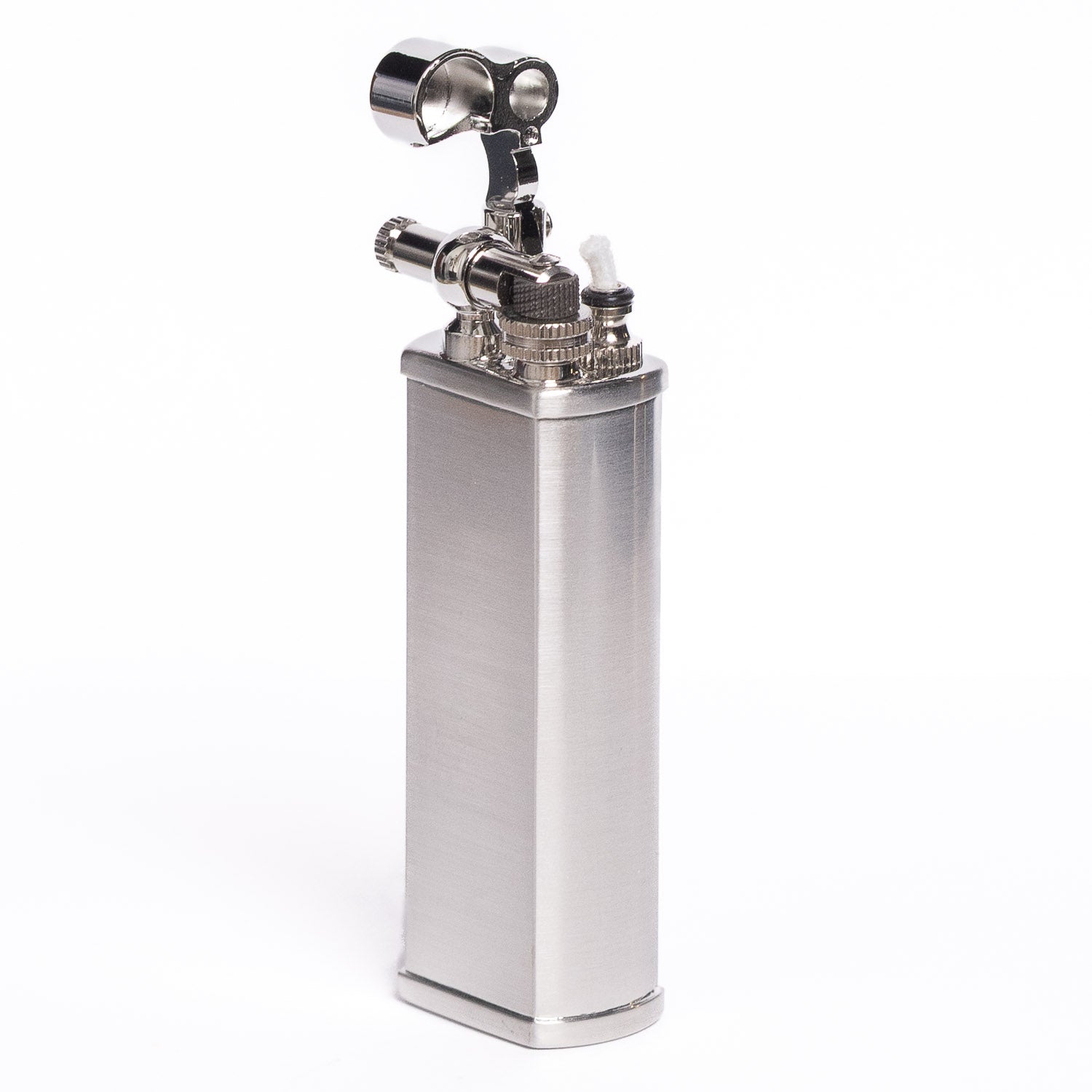 Tsubota Pearl Bolbo Petrol Lighter - Silver