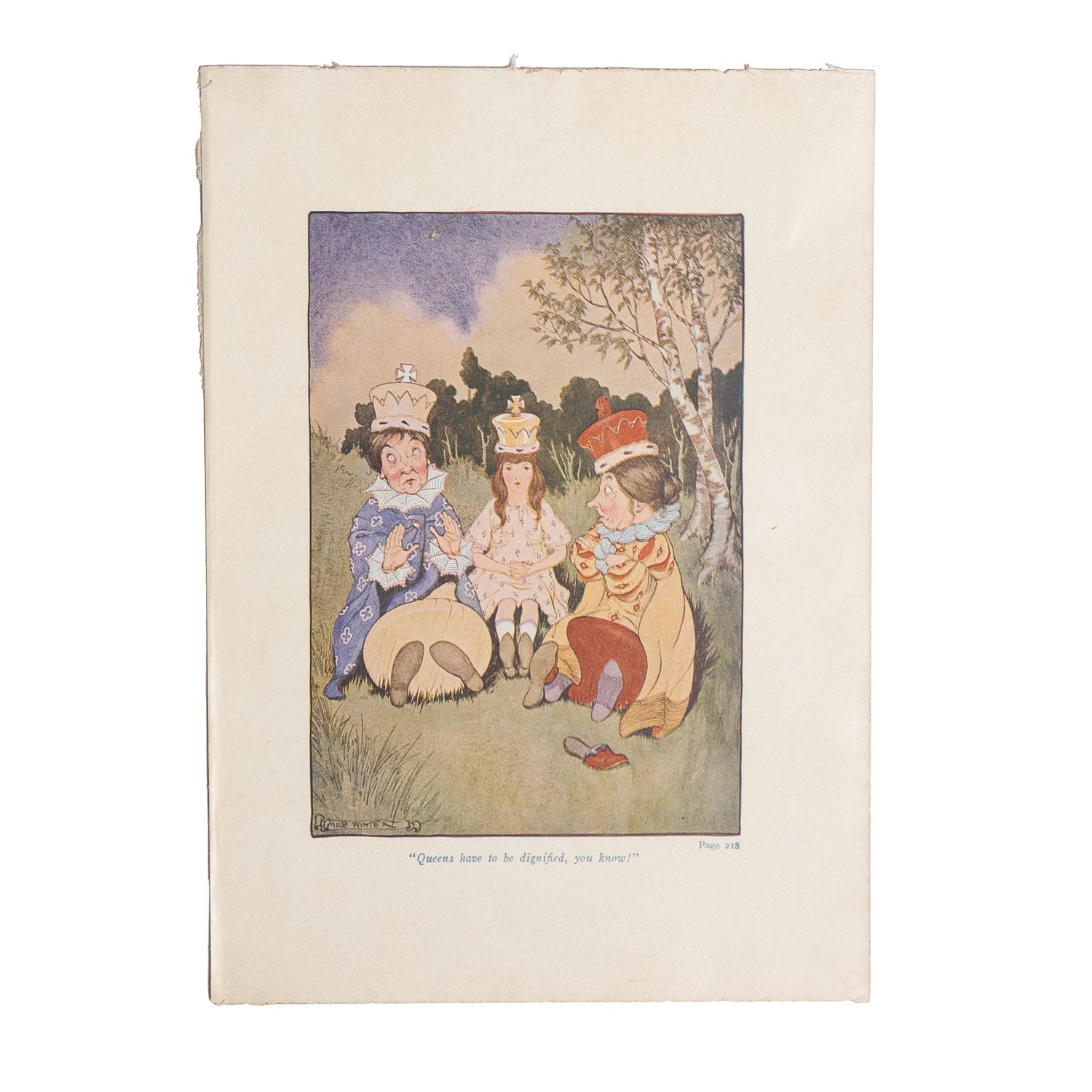 Alice in Wonderland (1916 Windermere Series) - Color Plates - Color Plates | Gladfellow