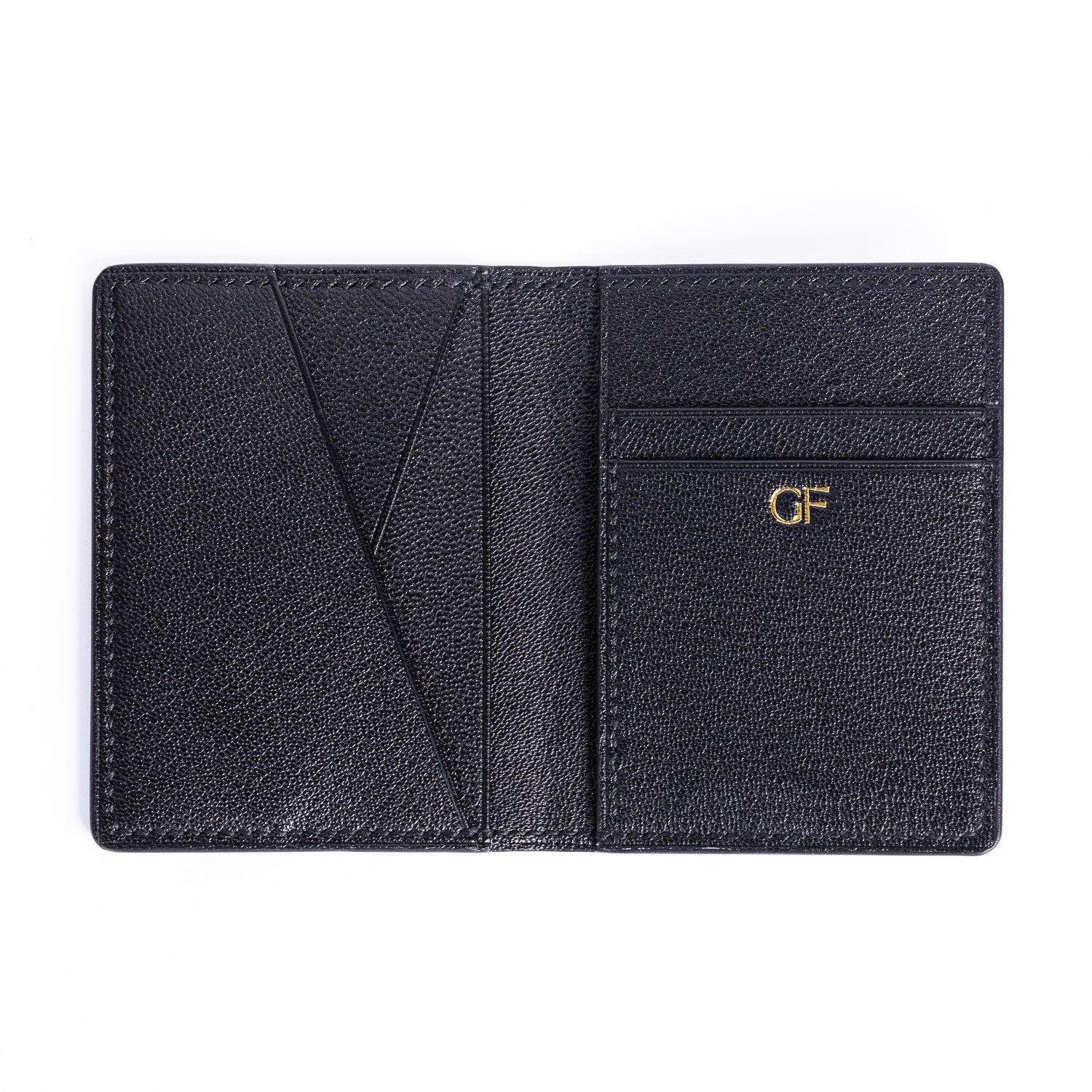 American Alligator & Chèvre Bifold Wallet - Black - Wallets | Gladfellow