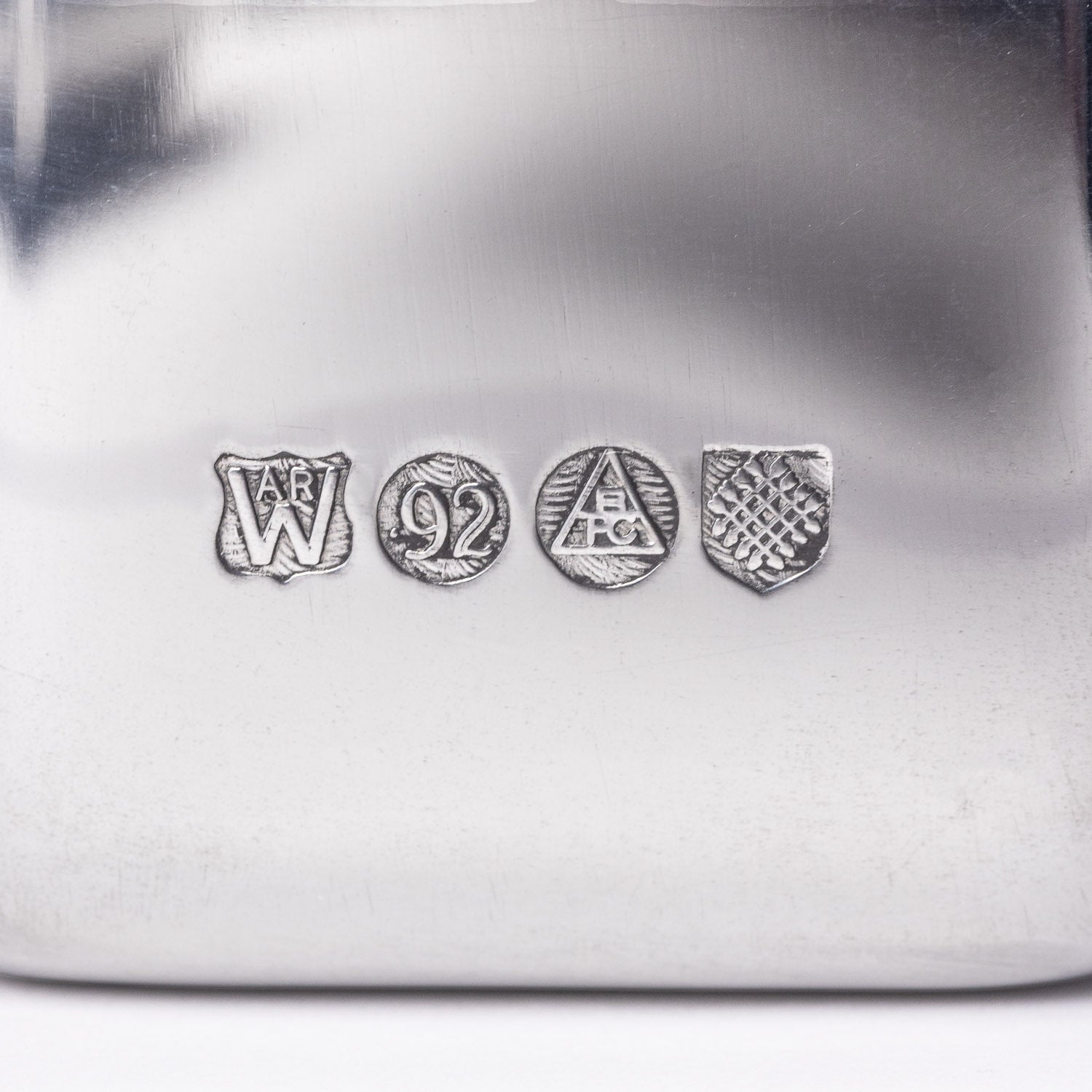 A.R. Wentworth 4oz Oval Flask - Pewter - Flask | Gladfellow