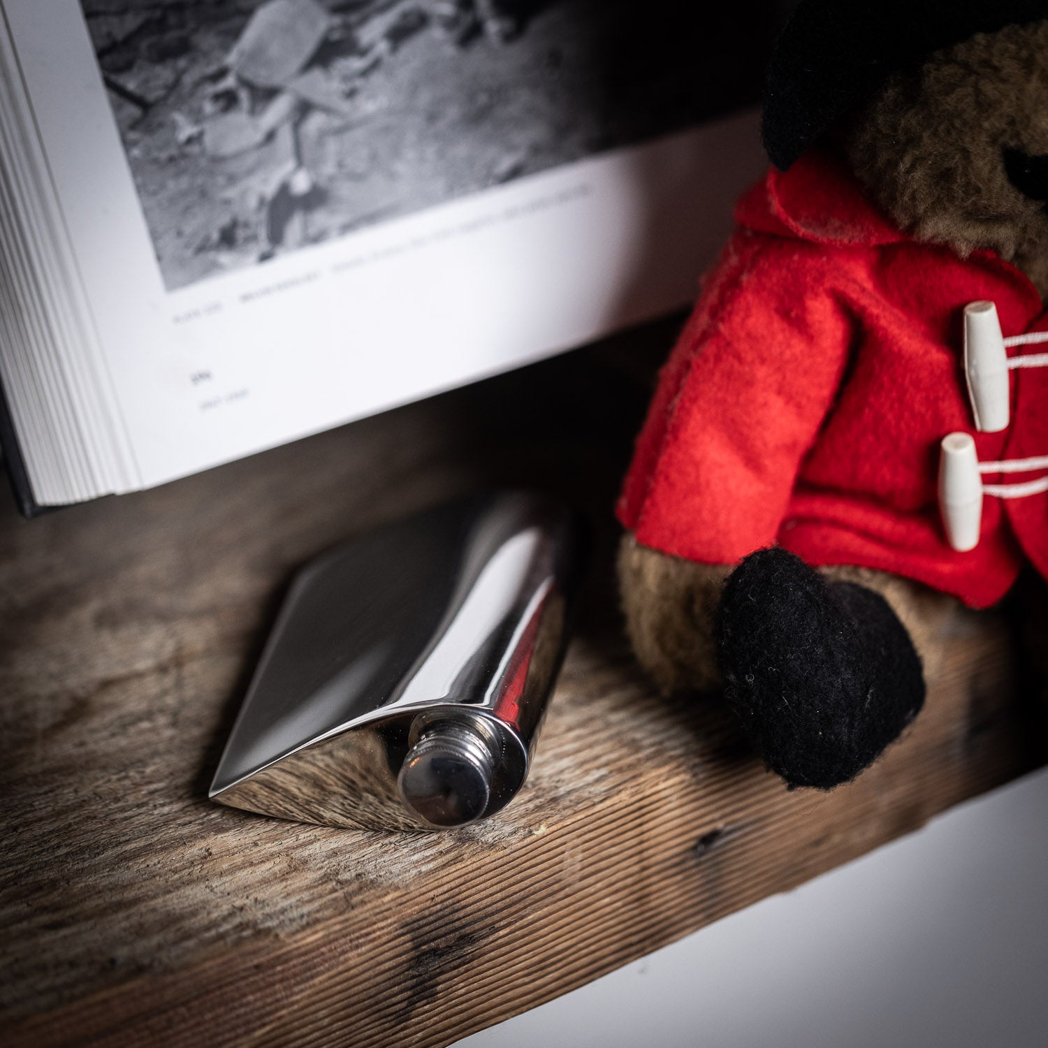 A.R. Wentworth 4oz Teardrop Flask - Pewter - Flask | Gladfellow