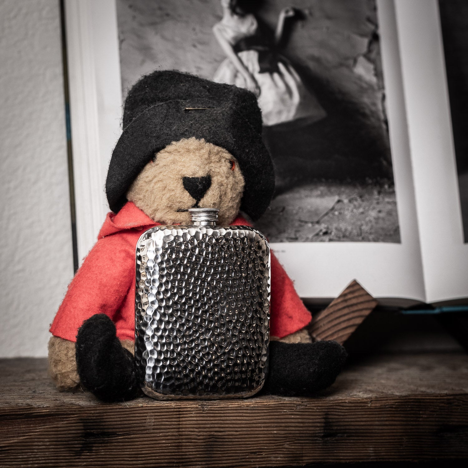 A.R. Wentworth 6oz Pocket Flask - Hammered Pewter - Flask | Gladfellow