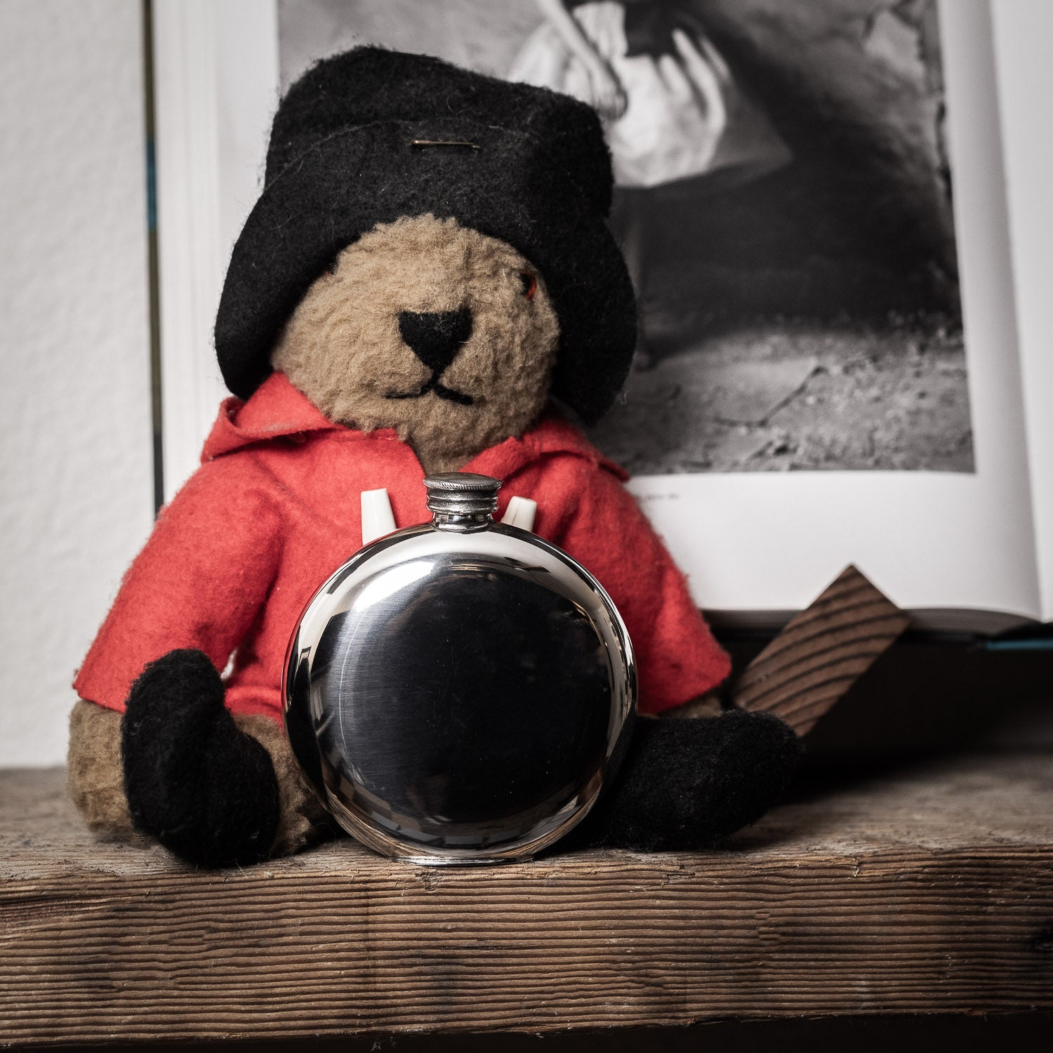 A.R. Wentworth 6oz Round Flask - Pewter - Flask | Gladfellow