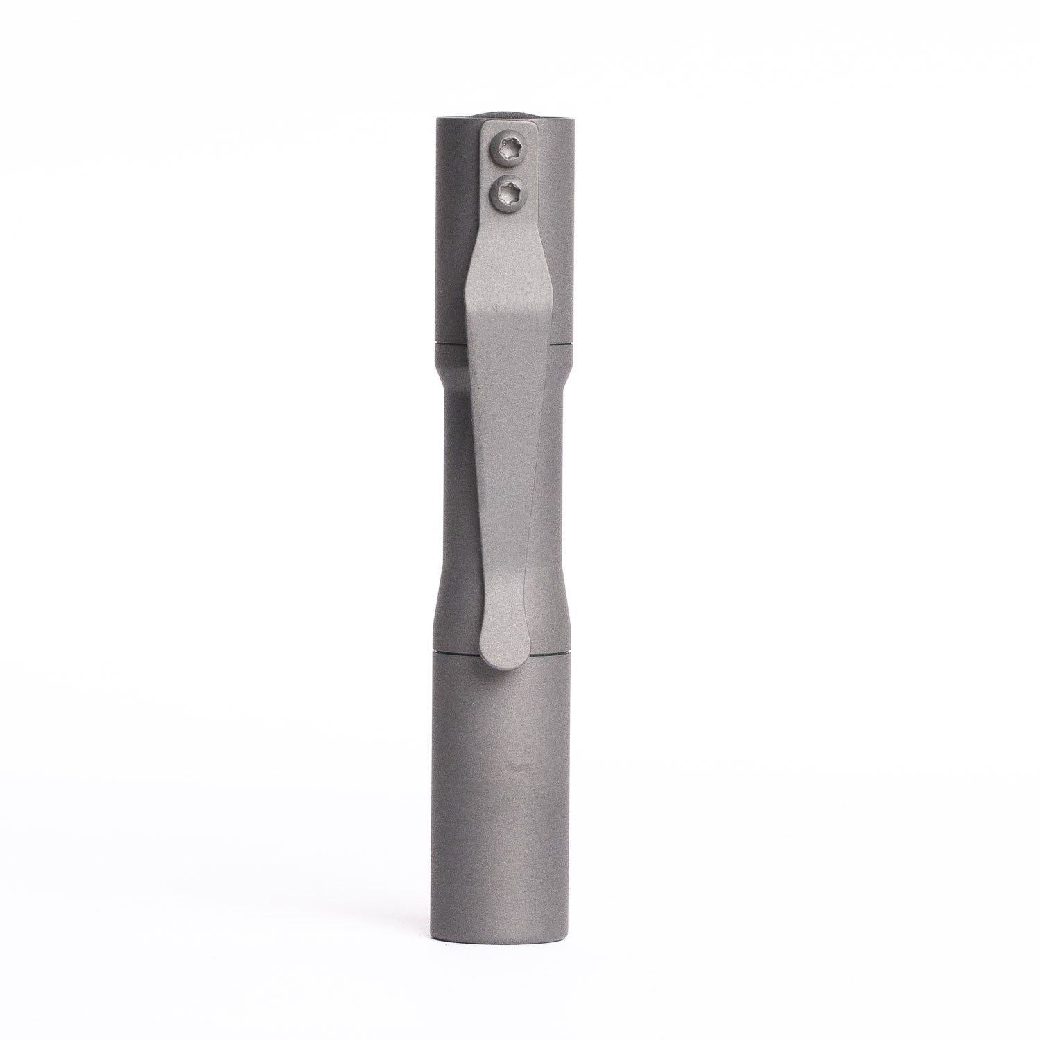 CWF Custom Micro Click Flashlight - Stonewashed Titanium - Flashlight | Gladfellow