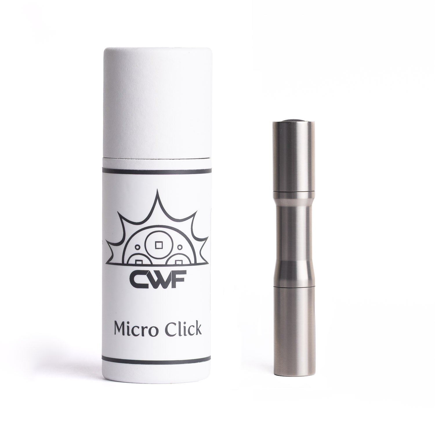 CWF Custom Micro Click Flashlight - Titanium - Flashlight | Gladfellow