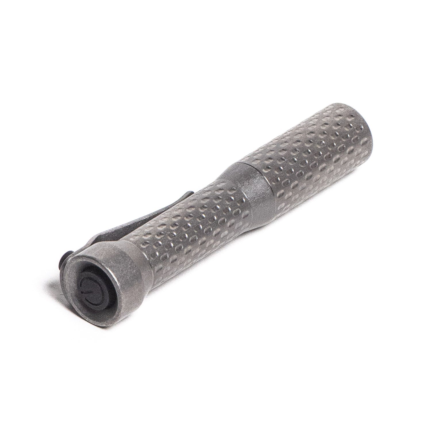 Dawson Machine Craft Divot Slimmer Flashlight - Tumbled Titanium - Flashlight | Gladfellow