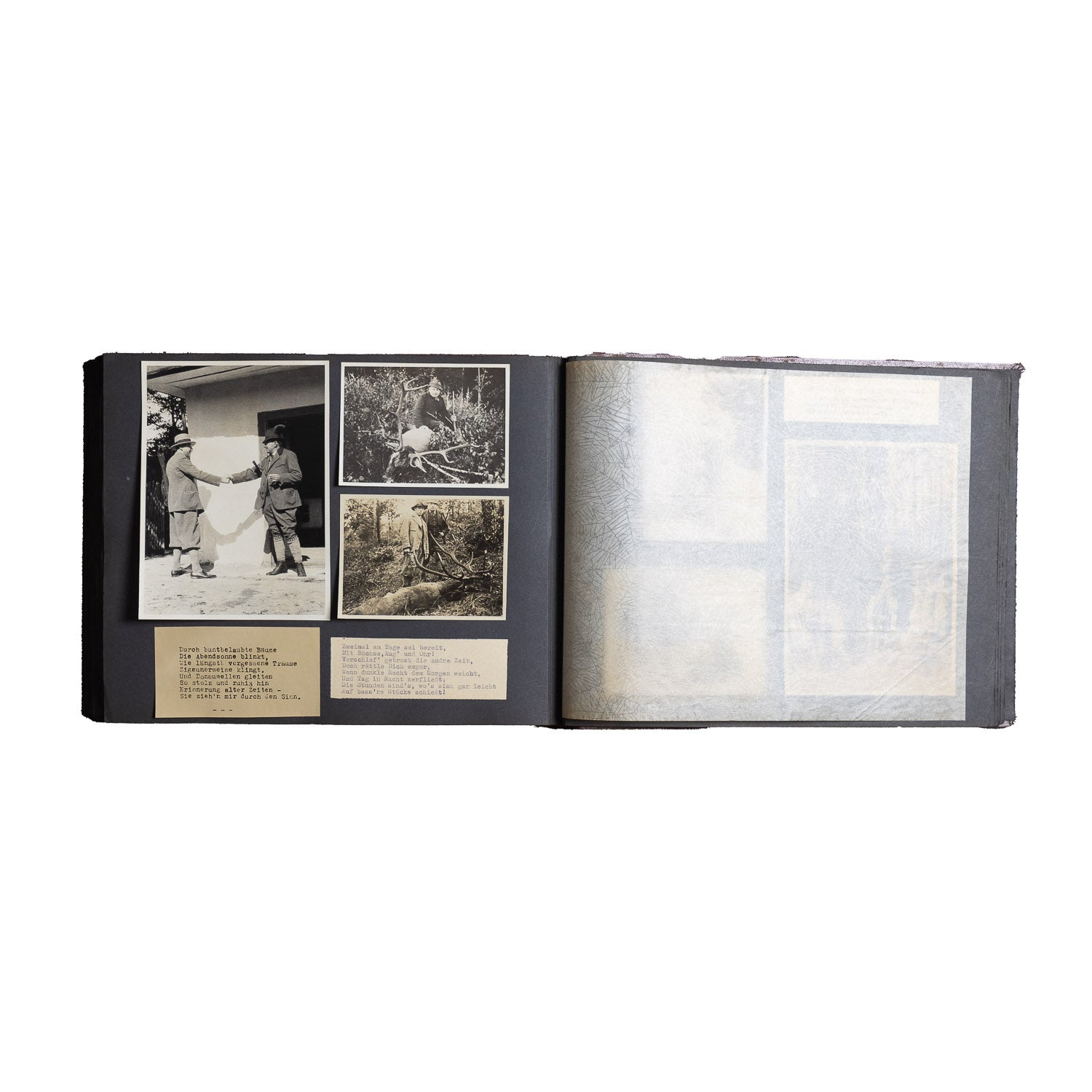 Vintage German Hunting Photo Album - Photography Album | Gladfellow