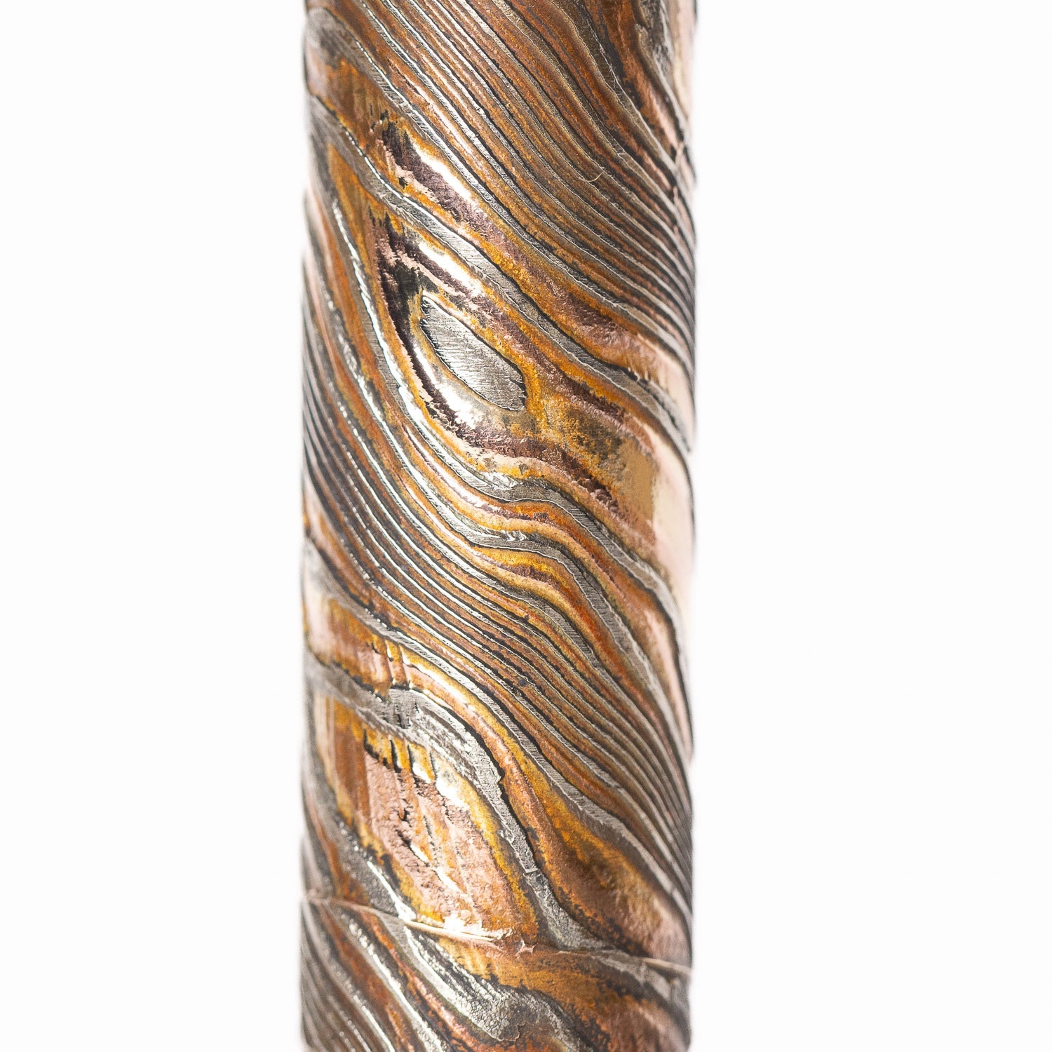 Fiddle Foundry Mokume - gane & Brass Whistle - Whistle | Gladfellow