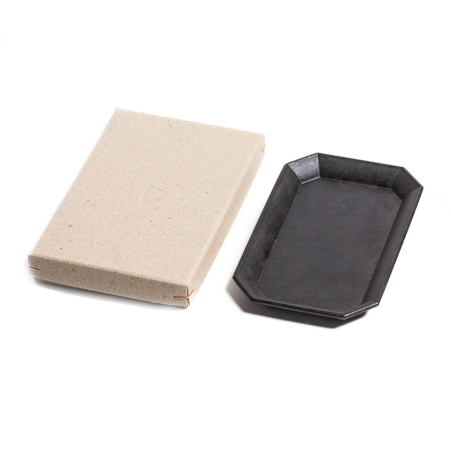 FUTAGAMI Stationery Tray - Black Kuro - Mura Brass - Stationery Tray | Gladfellow