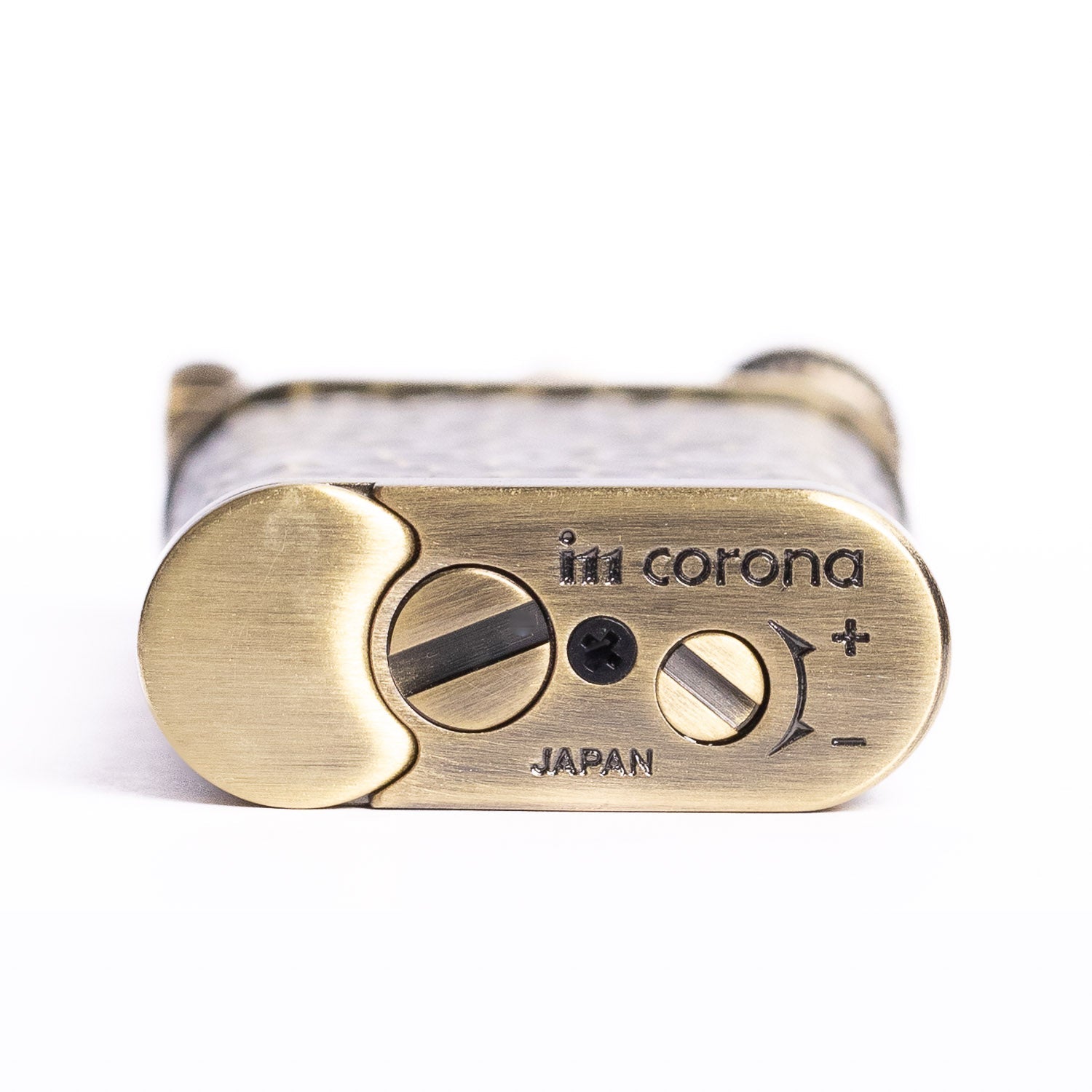im corona Old Boy Lighter - Antique Brass Hammer Tone - Lighter | Gladfellow