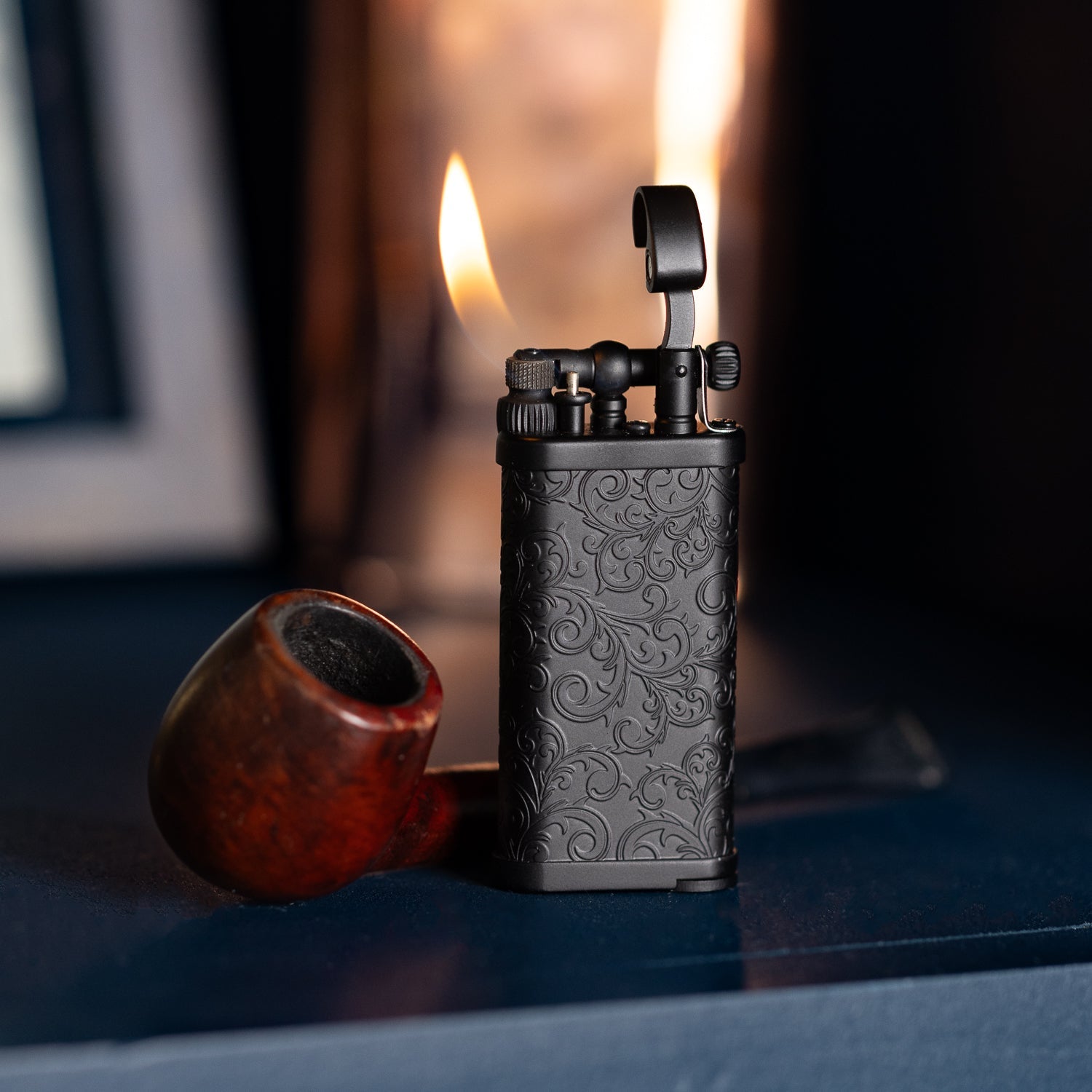 im corona Old Boy Lighter - Black Arabesque - Lighter | Gladfellow