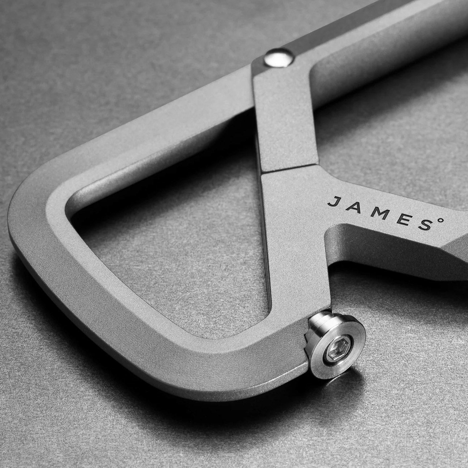 James Brand The Mehlville EDC Carabiner - Titanium - Keychain | Gladfellow