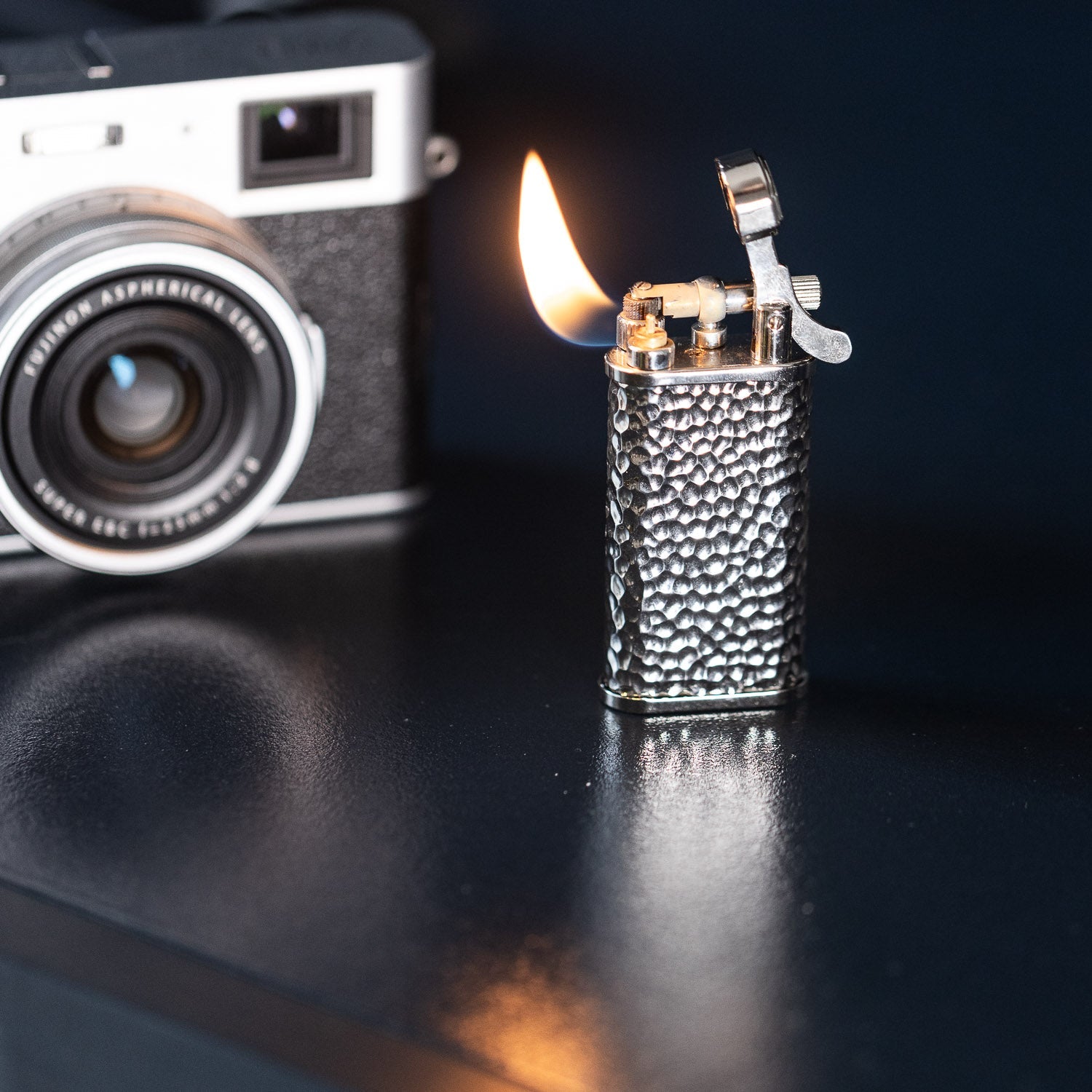 Kiribi Kabuto Pipe Lighter - Tsuchime Silver - Lighter | Gladfellow