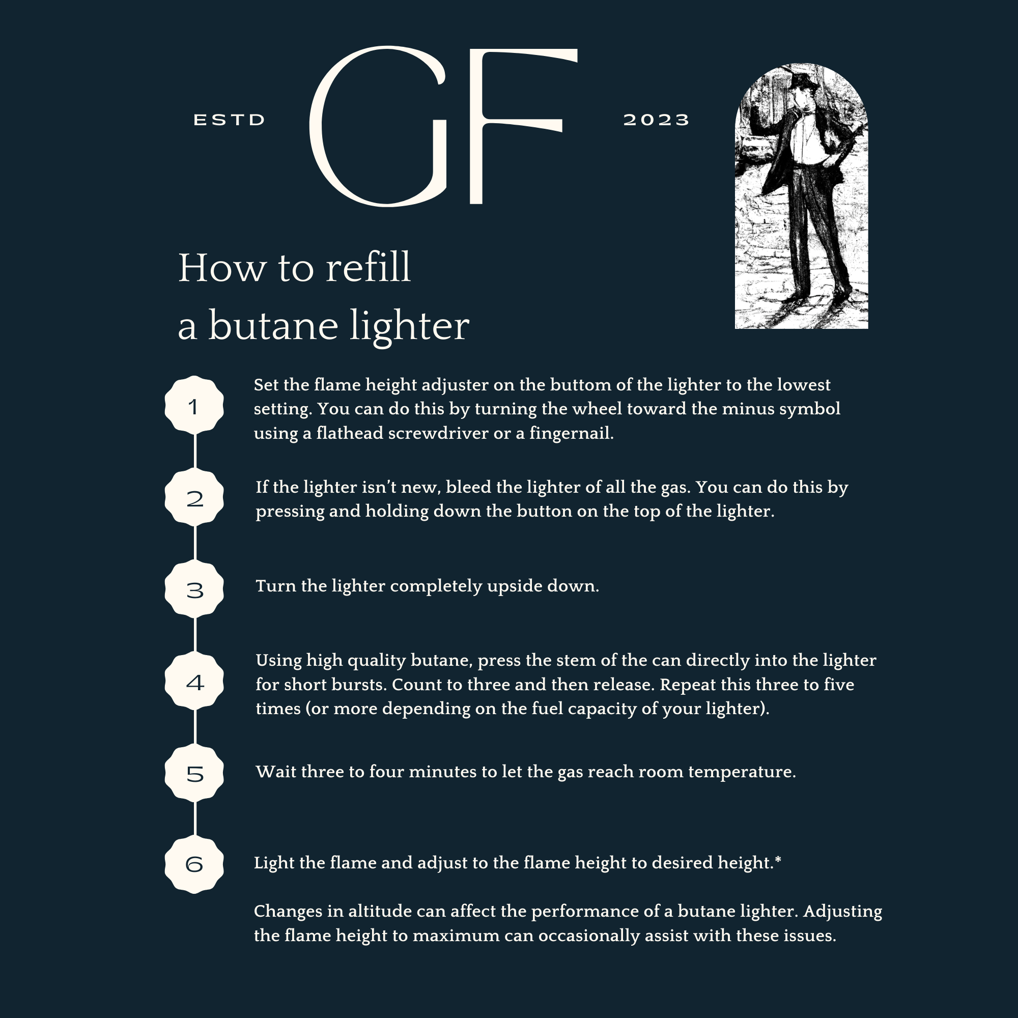 Kiribi Kenshi Pipe Lighter - Mizo Silver - Lighter | Gladfellow