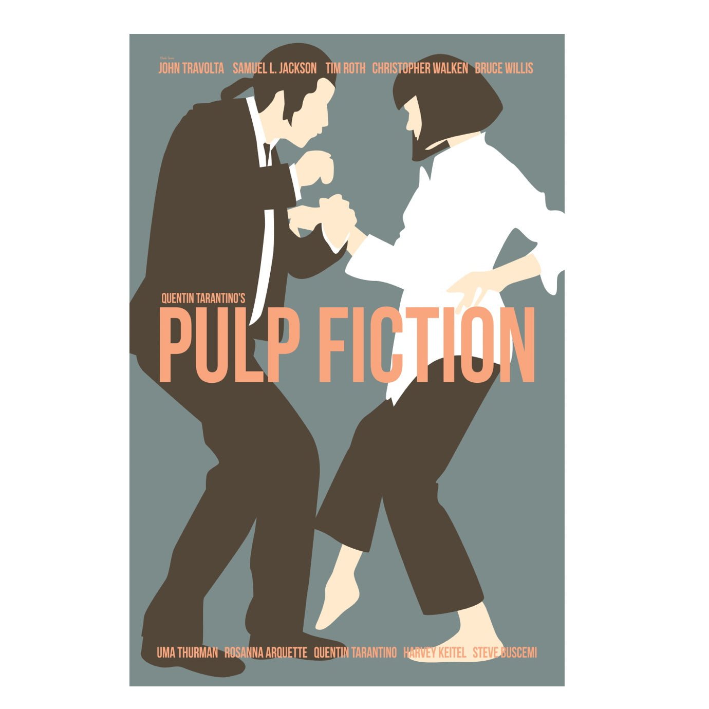 Pulp Fiction - Retro Movie Poster - Movie Poster | Gladfellow