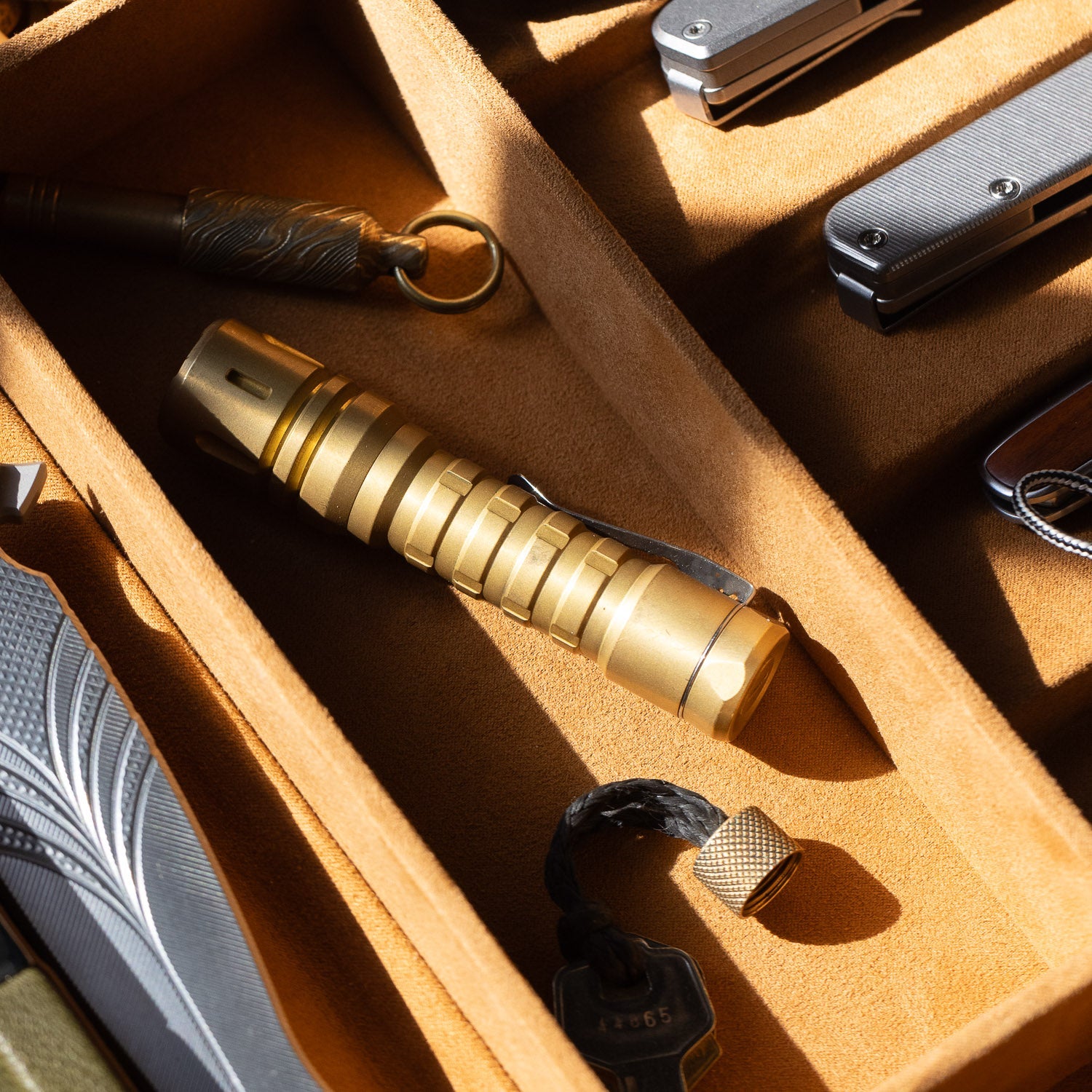 ReyLight LANapple Flashlight - Brass - Flashlight | Gladfellow