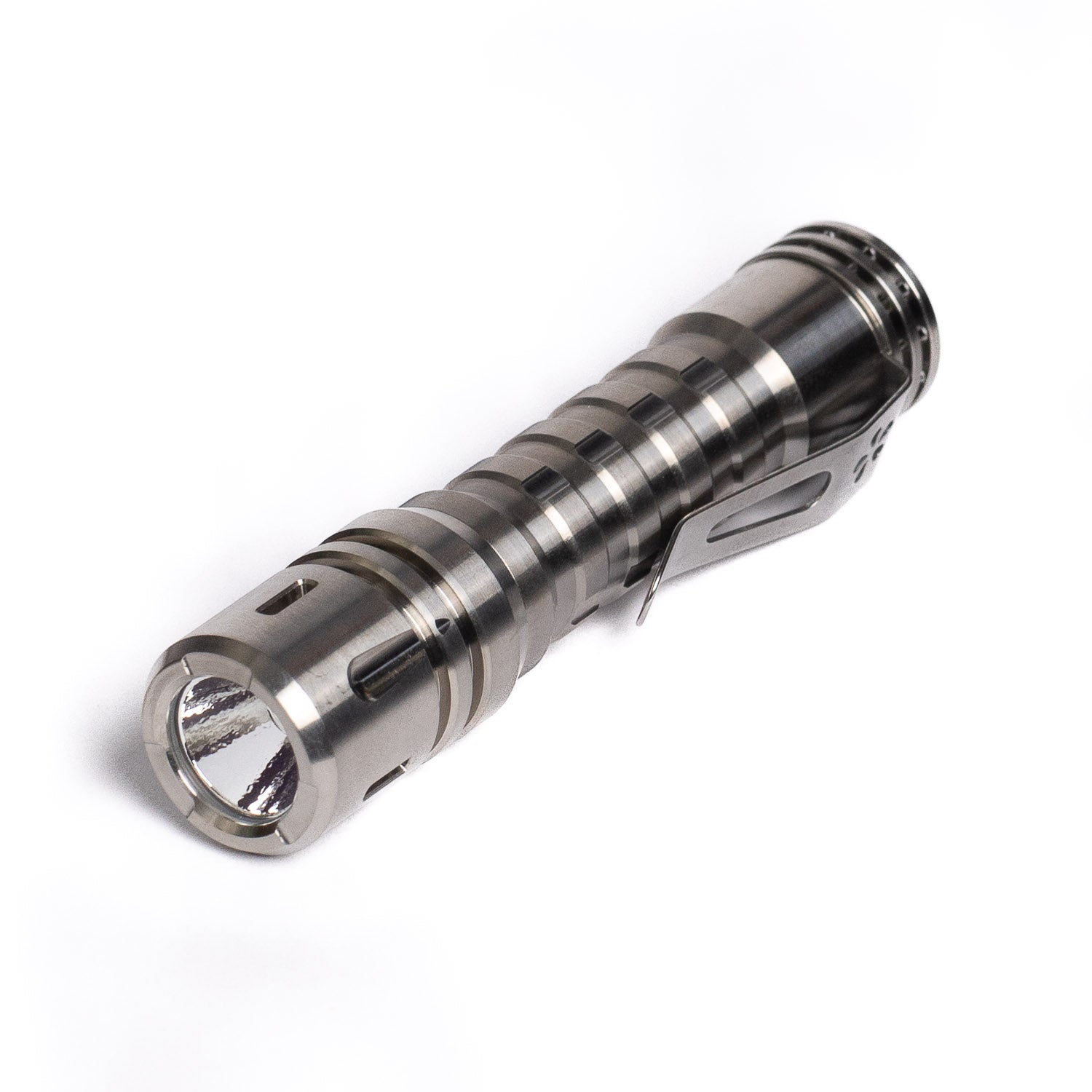 ReyLight LANapple Flashlight - Raw Titanium - Flashlight | Gladfellow