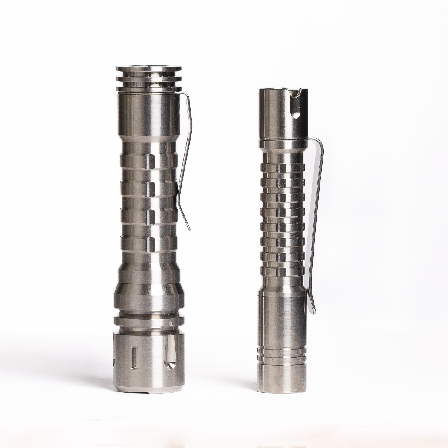 ReyLight LANapple Flashlight - Raw Titanium - Flashlight | Gladfellow