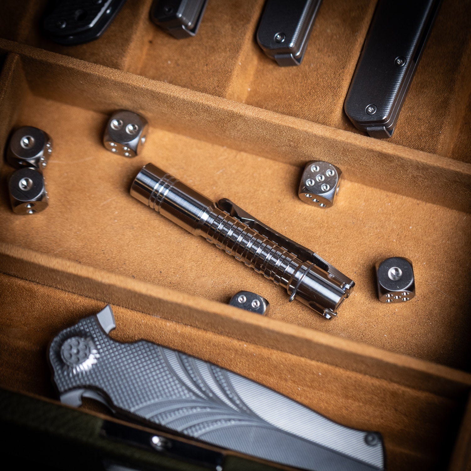 ReyLight Pineapple Mini Flashlight MK3 - Titanium - Flashlight | Gladfellow