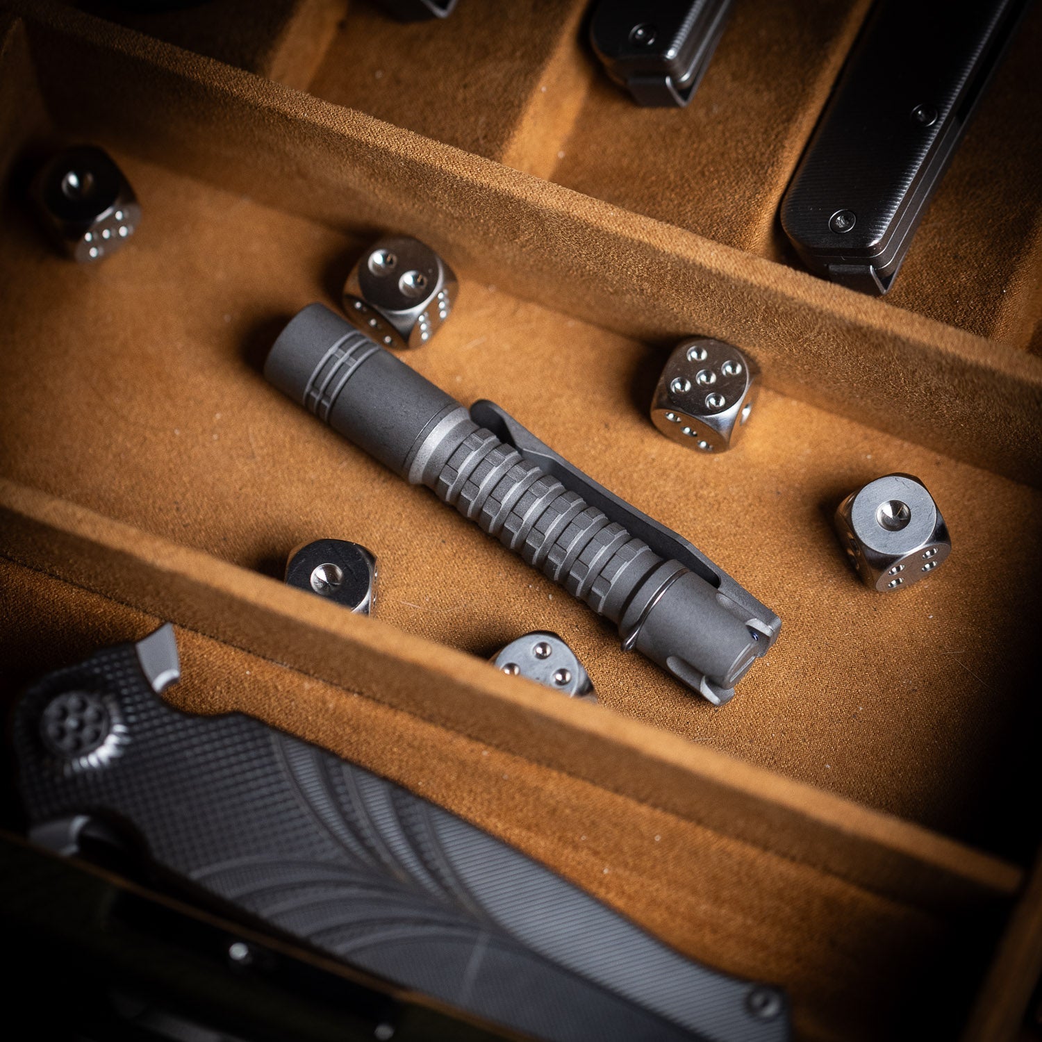 ReyLight Pineapple Mini Flashlight MK3 - Titanium - Flashlight | Gladfellow