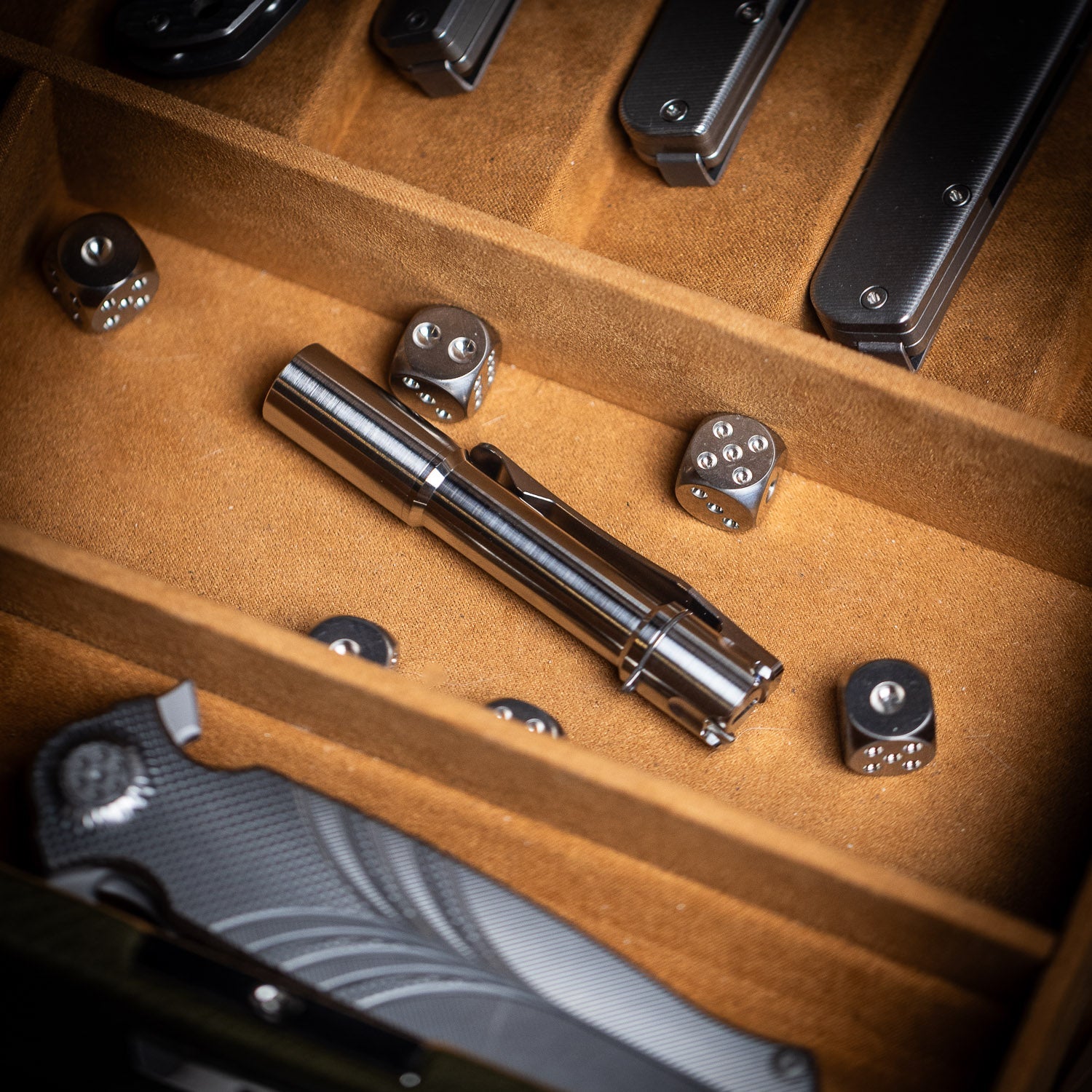 ReyLight Pineapple Mini Flashlight MK3 - Titanium - Flashlight | Gladfellow