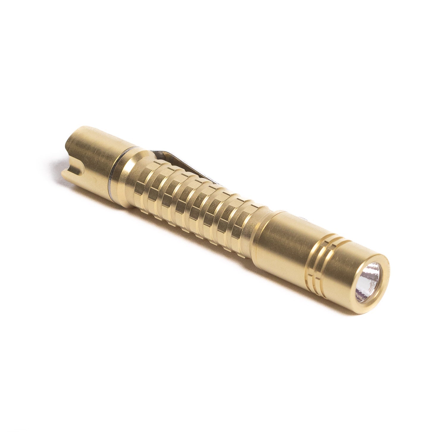 ReyLight Pineapple Mini Flashlight MKII - Brass - Flashlight | Gladfellow