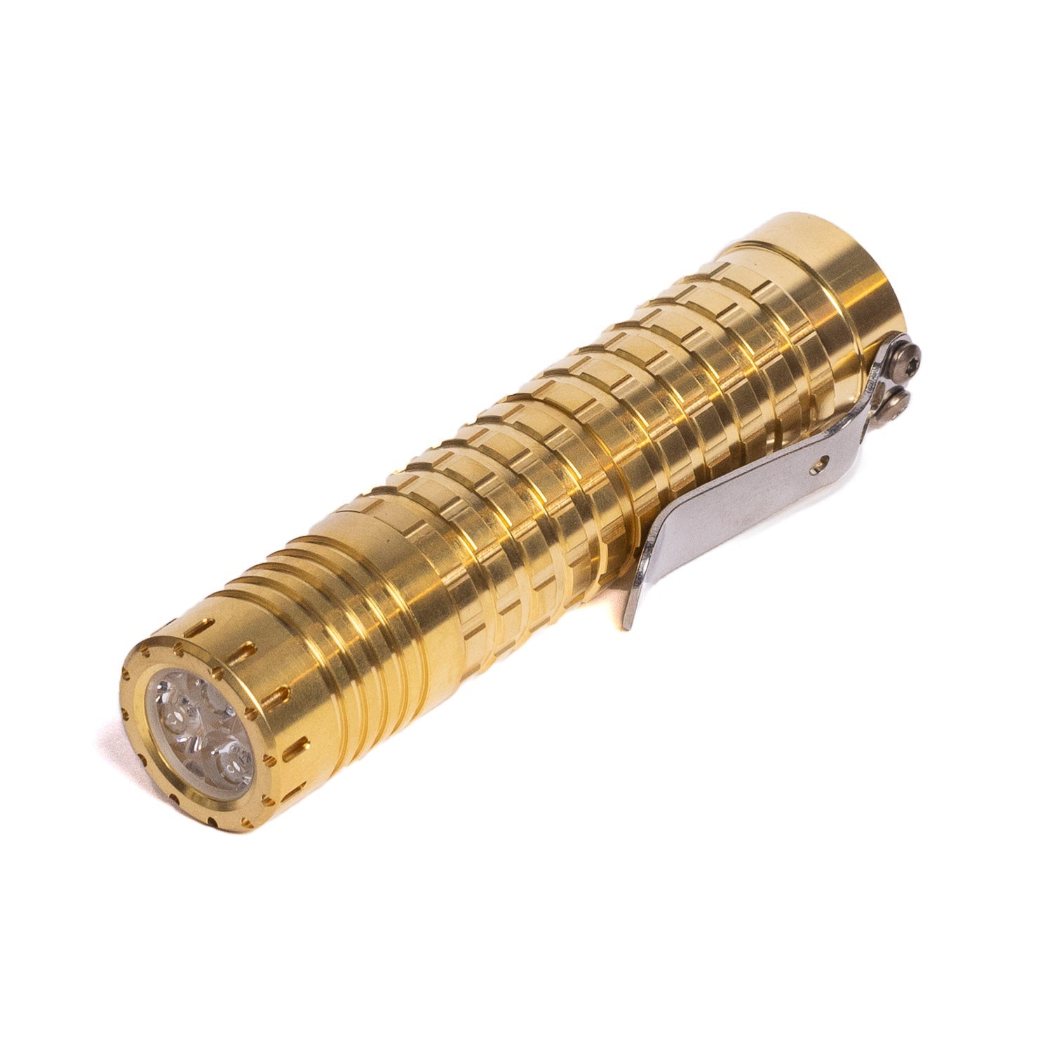 ReyLight Triple Dawn Flashlight - Brass - Flashlight | Gladfellow