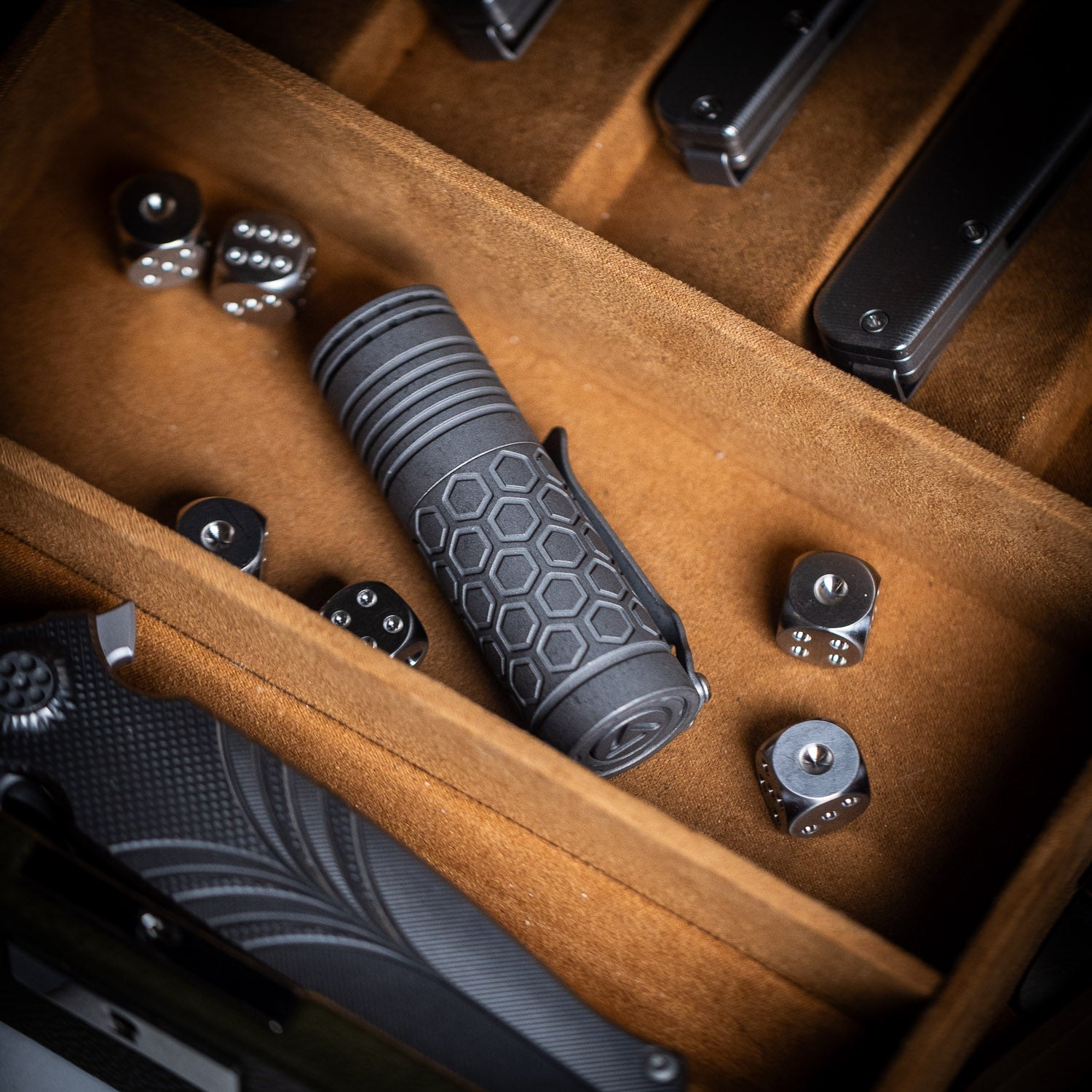 ReyLight Triple Dawn Flashlight - Titanium - Flashlight | Gladfellow