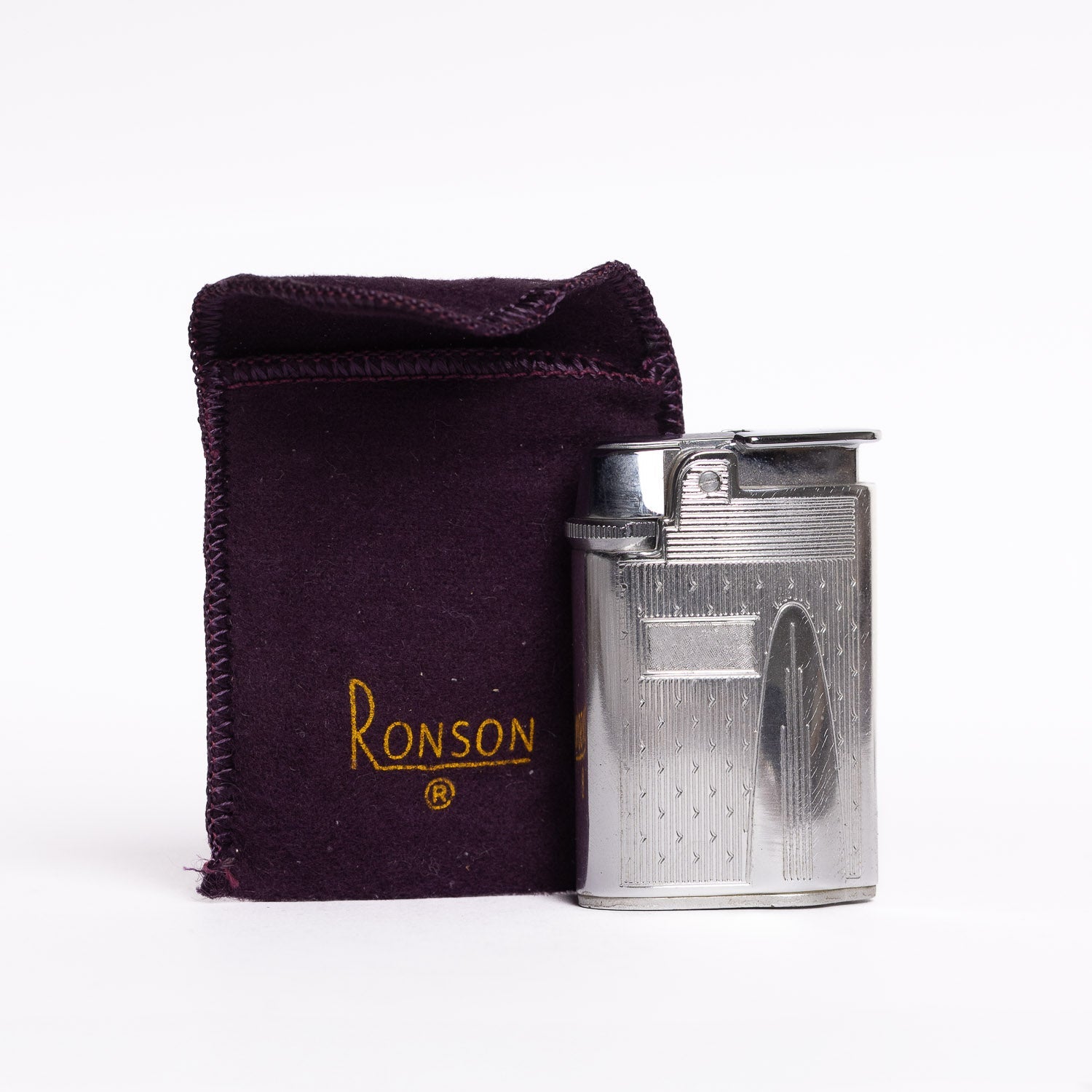 Ronson Varaflame Jetstream Vintage Lighter – Chrome Finish - Lighter | Gladfellow