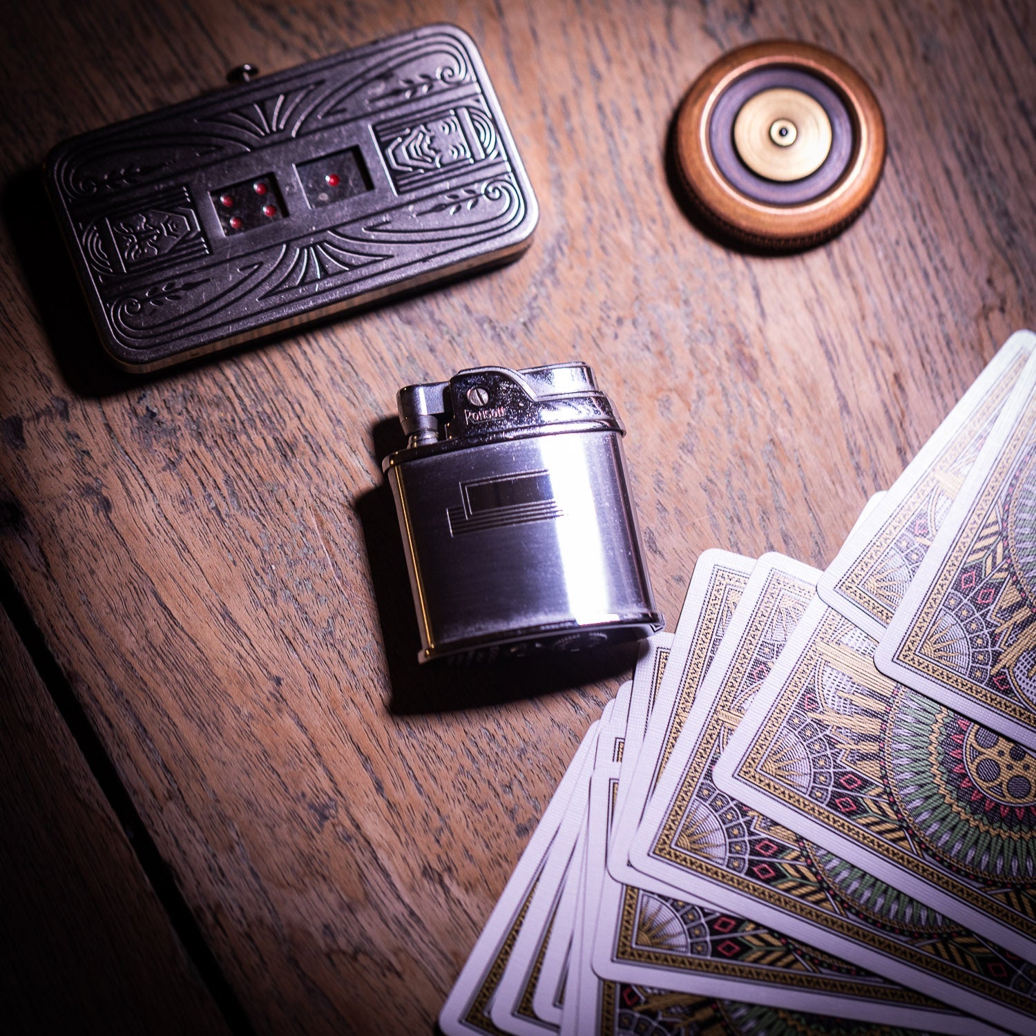 Ronson Vintage Sport Lighter – Brushed Chrome Finish - Lighter | Gladfellow