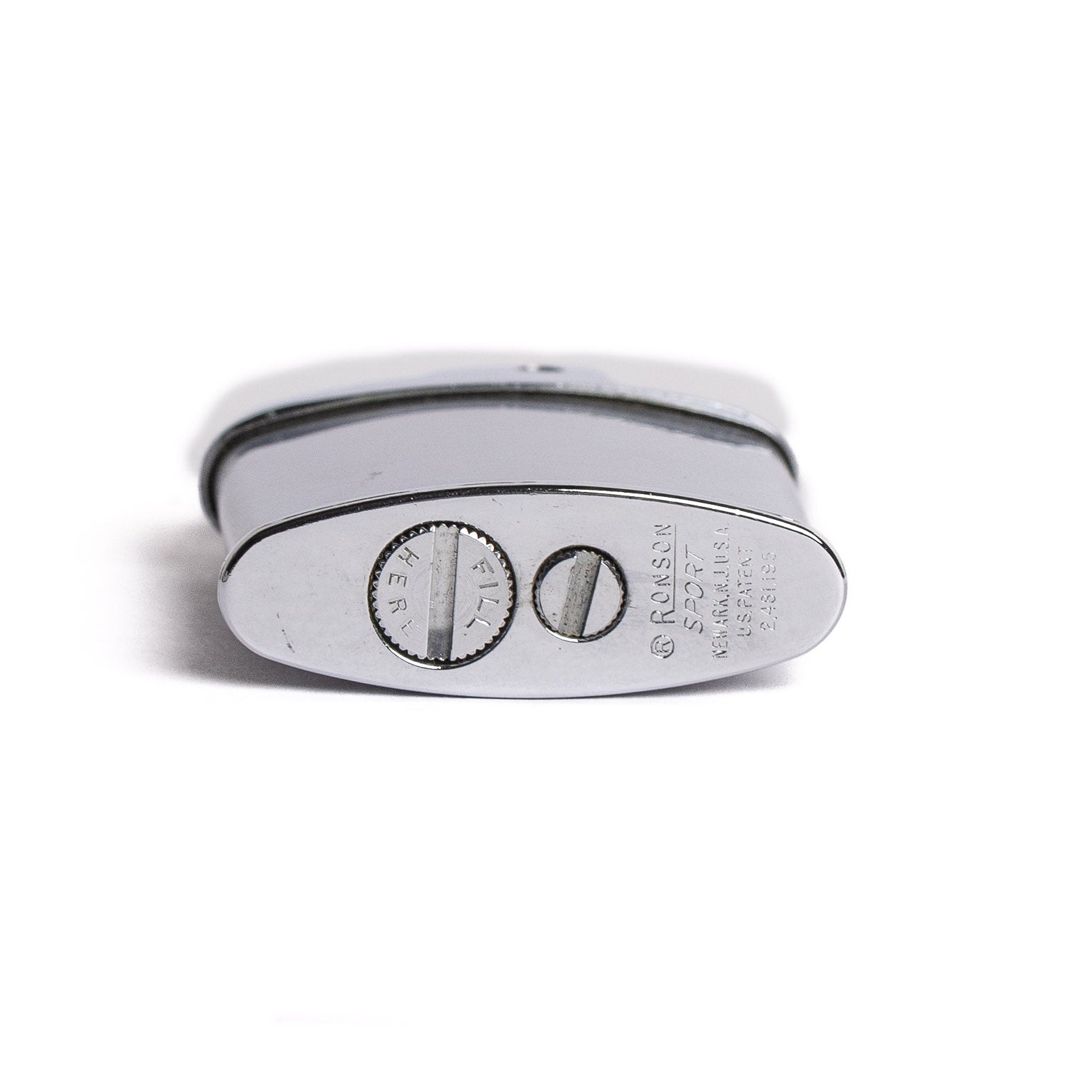 Ronson Vintage Sport Lighter – Brushed Chrome Finish - Lighter | Gladfellow