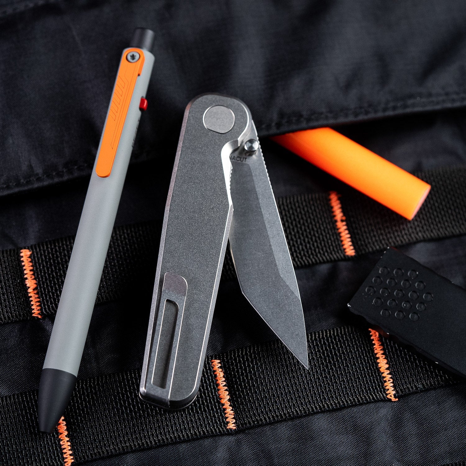Tactile Knife Co. Rockwall Thumbstud Folding Knife - Tanto - Pocket Knife | Gladfellow