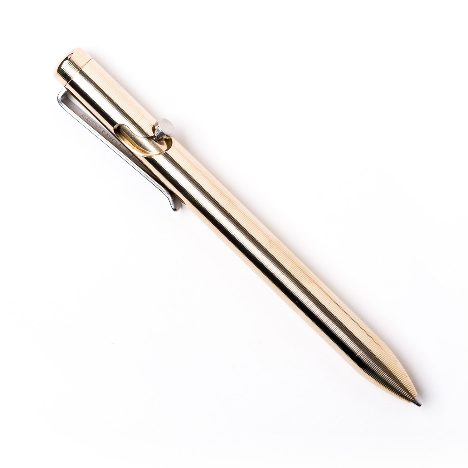 Tactile Turn Bolt Action Pen - Bronze (Short) - Pens | Gladfellow