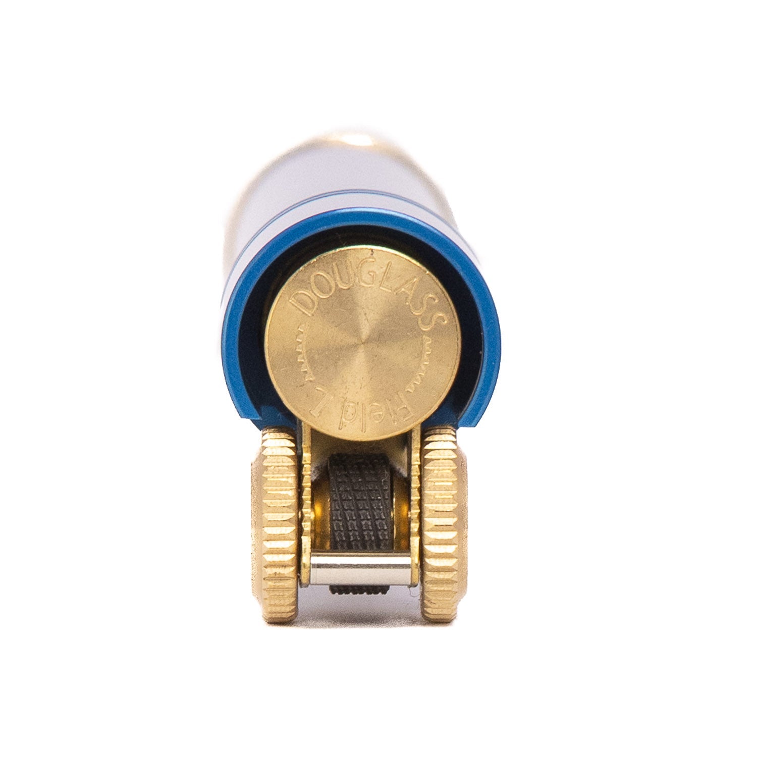 Tokyo Pipe Co Douglass Field L Lighter - Blue Aluminum - Lighter | Gladfellow