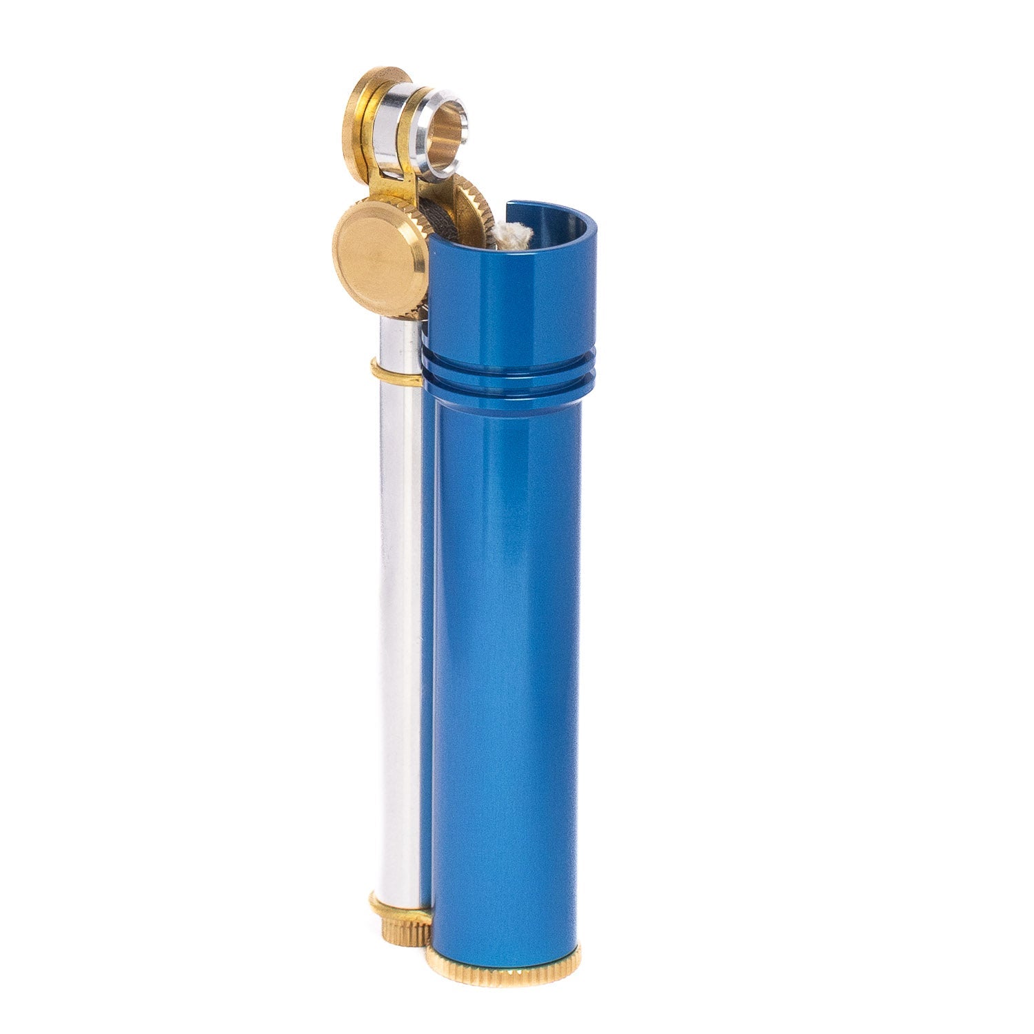 Tokyo Pipe Co Douglass Field L Lighter - Blue Aluminum - Lighter | Gladfellow