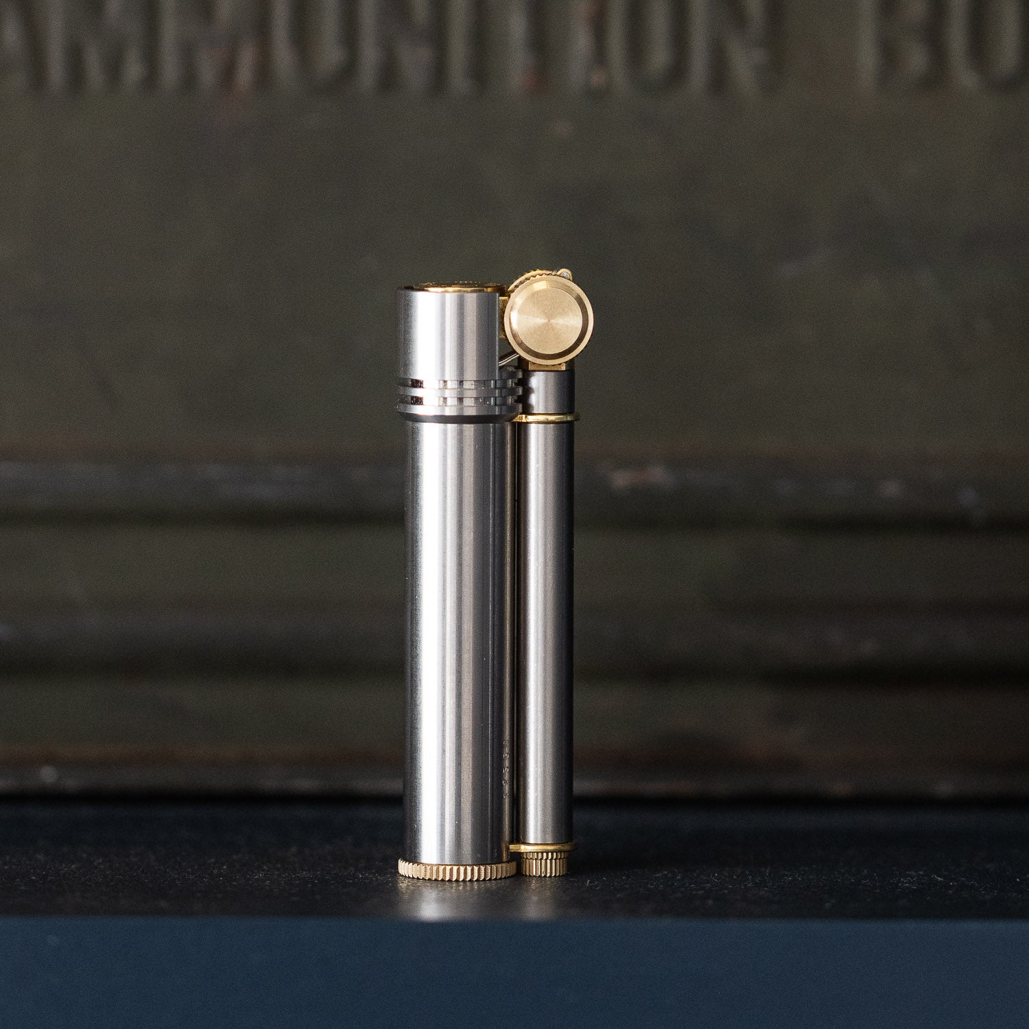 Tokyo Pipe Co Douglass Field L Lighter - Stainless Steel - Lighter | Gladfellow