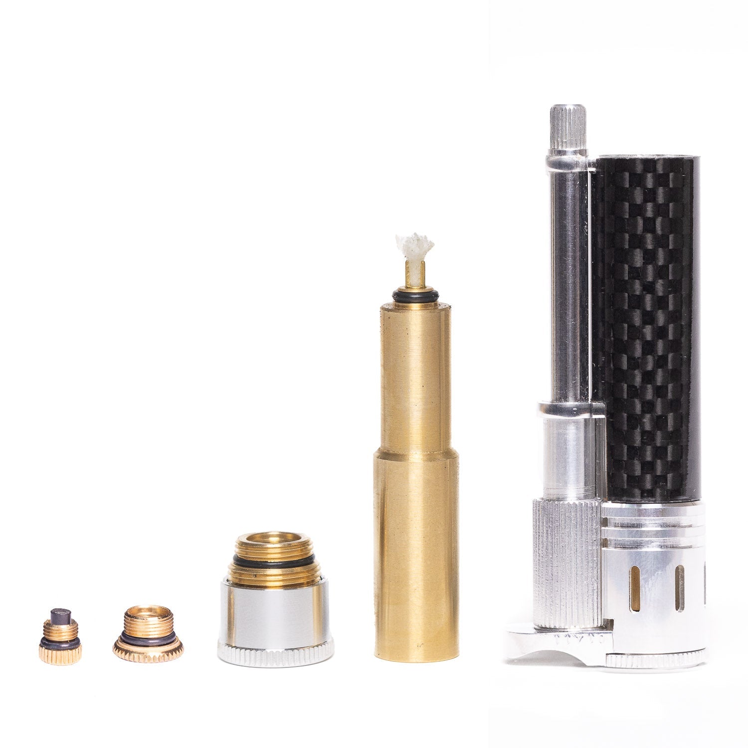 Tokyo Pipe Co Douglass Field S+ Lighter - Duralumin & Black Carbon - Lighter | Gladfellow