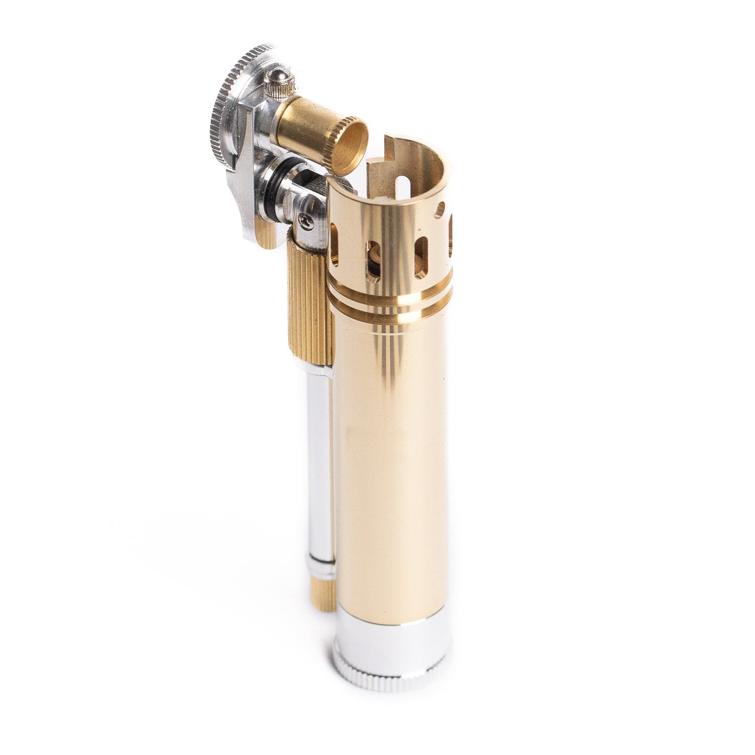 Tokyo Pipe Co Douglass Field S+ Lighter - Duralumin & Brass - Lighter | Gladfellow