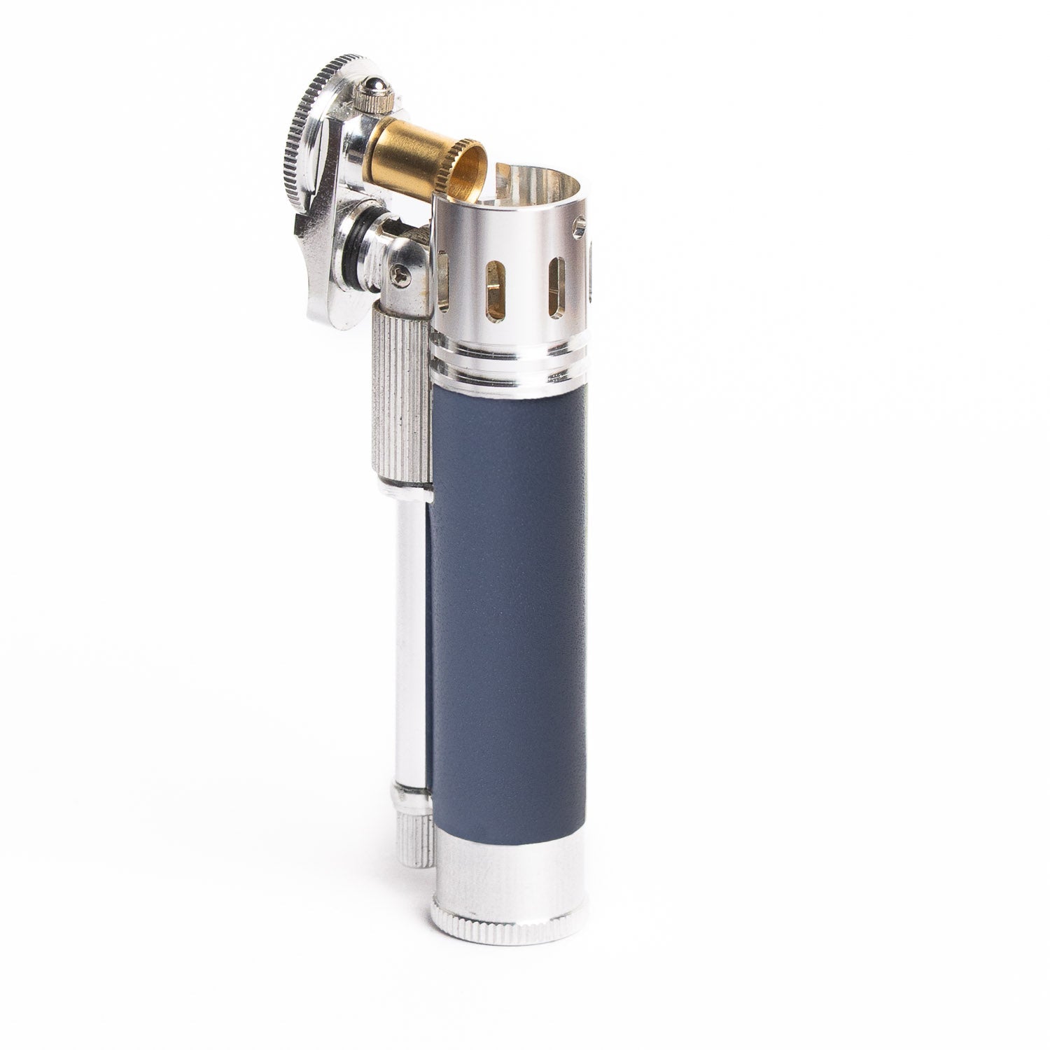 Tokyo Pipe Co Douglass Field S+ Lighter - Duralumin & Leather - Gladfellow
