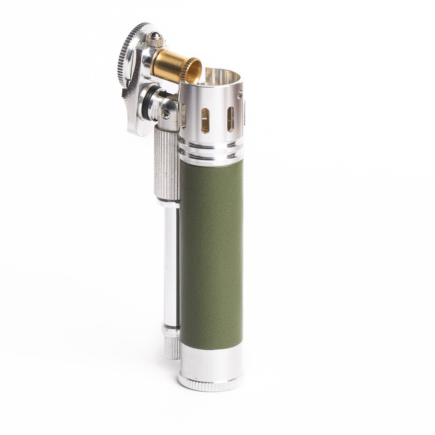 Tokyo Pipe Co Douglass Field S+ Lighter - Duralumin & Leather - Lighter | Gladfellow