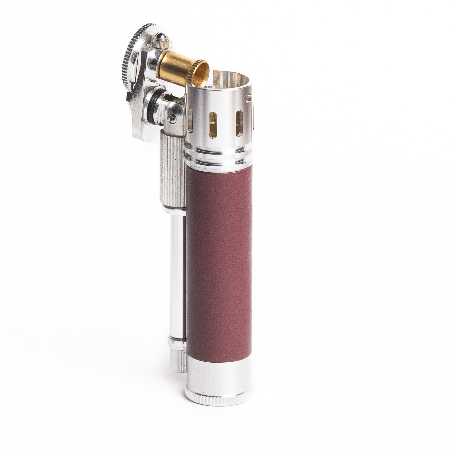 Tokyo Pipe Co Douglass Field S+ Lighter - Duralumin & Leather - Lighter | Gladfellow