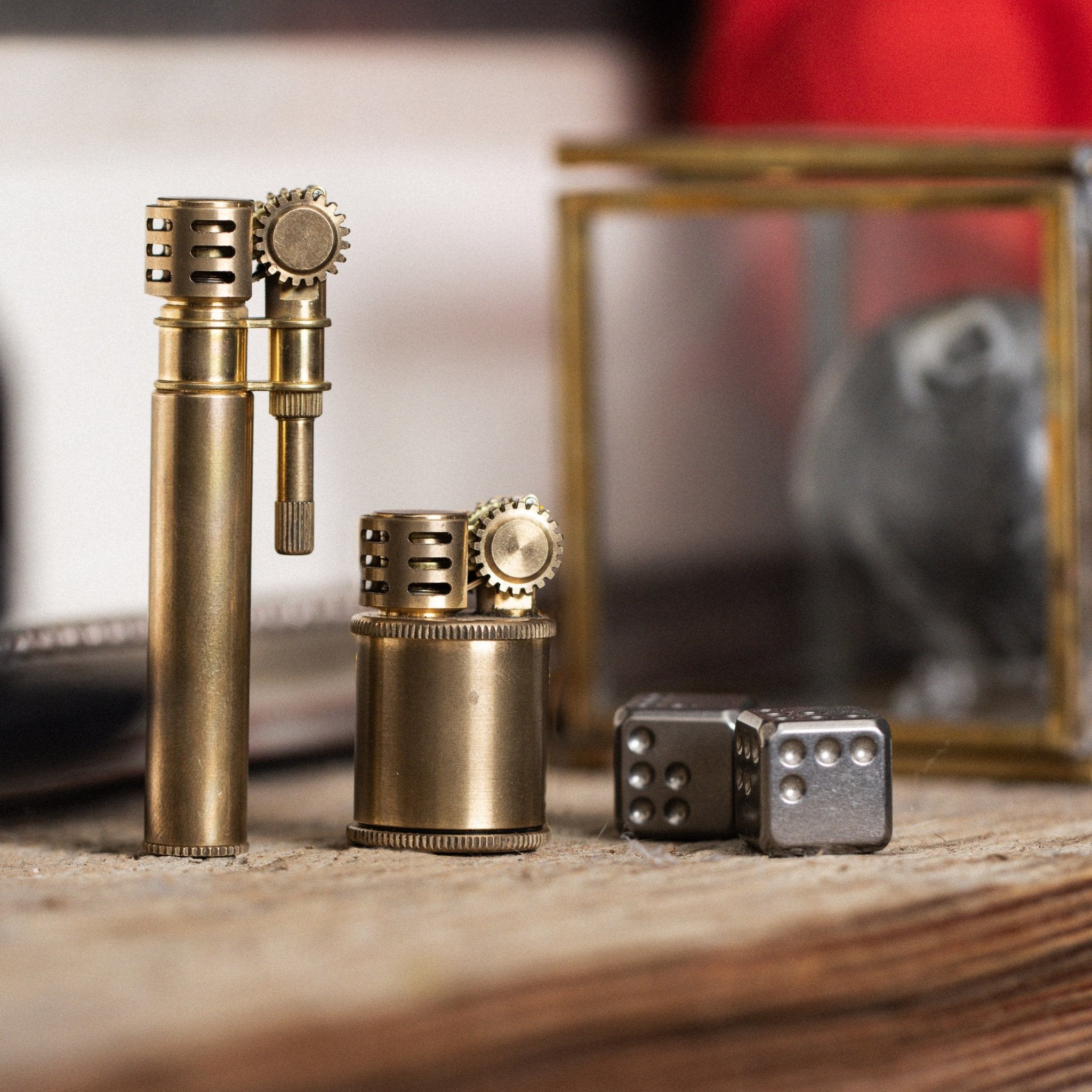 Tokyo Pipe Co Douglass Neo Type IV Lighter - Brass - Lighter | Gladfellow