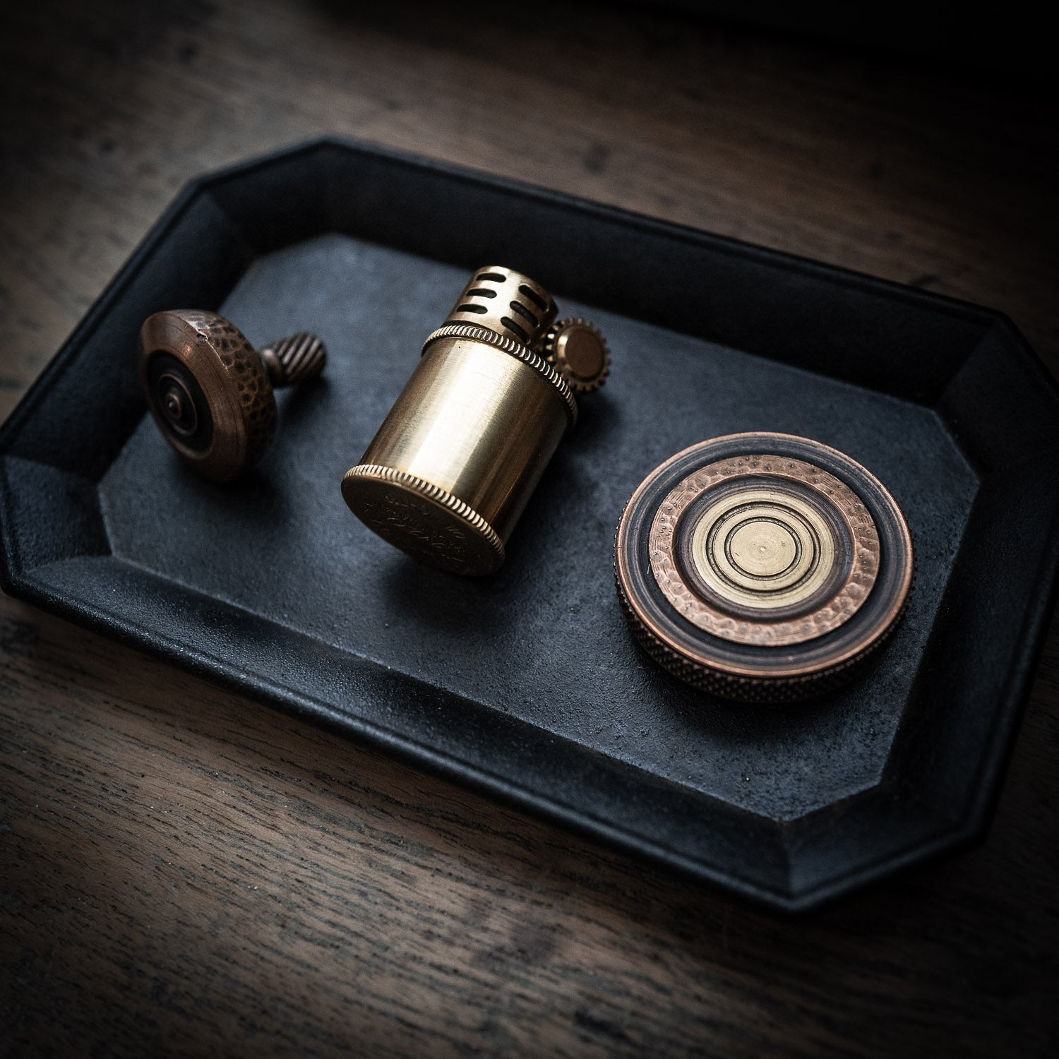 Tokyo Pipe Co Douglass Neo Type IV Lighter - Brass - Lighter | Gladfellow