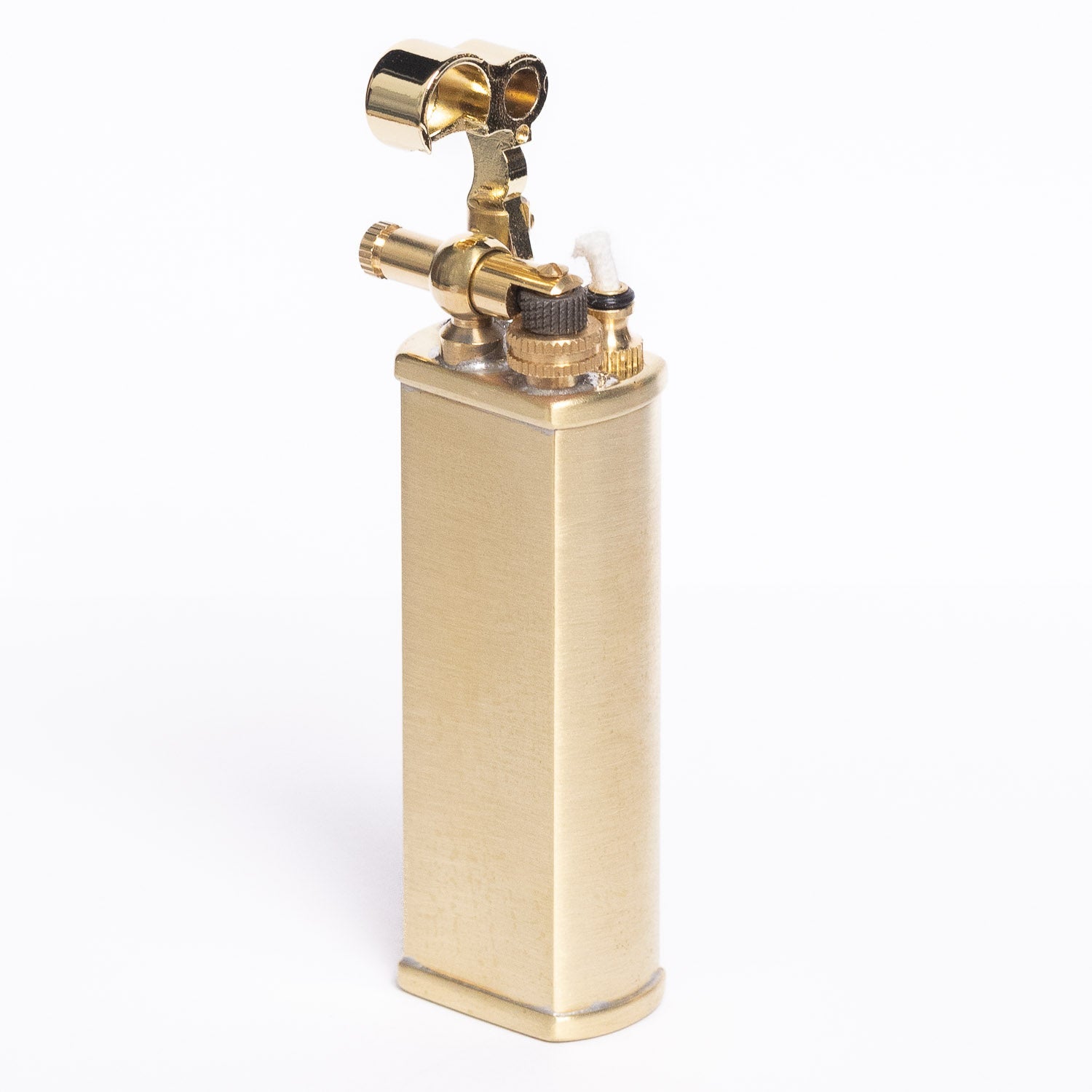 Tsubota Pearl Bolbo Petrol Lighter - Brass - Lighter | Gladfellow