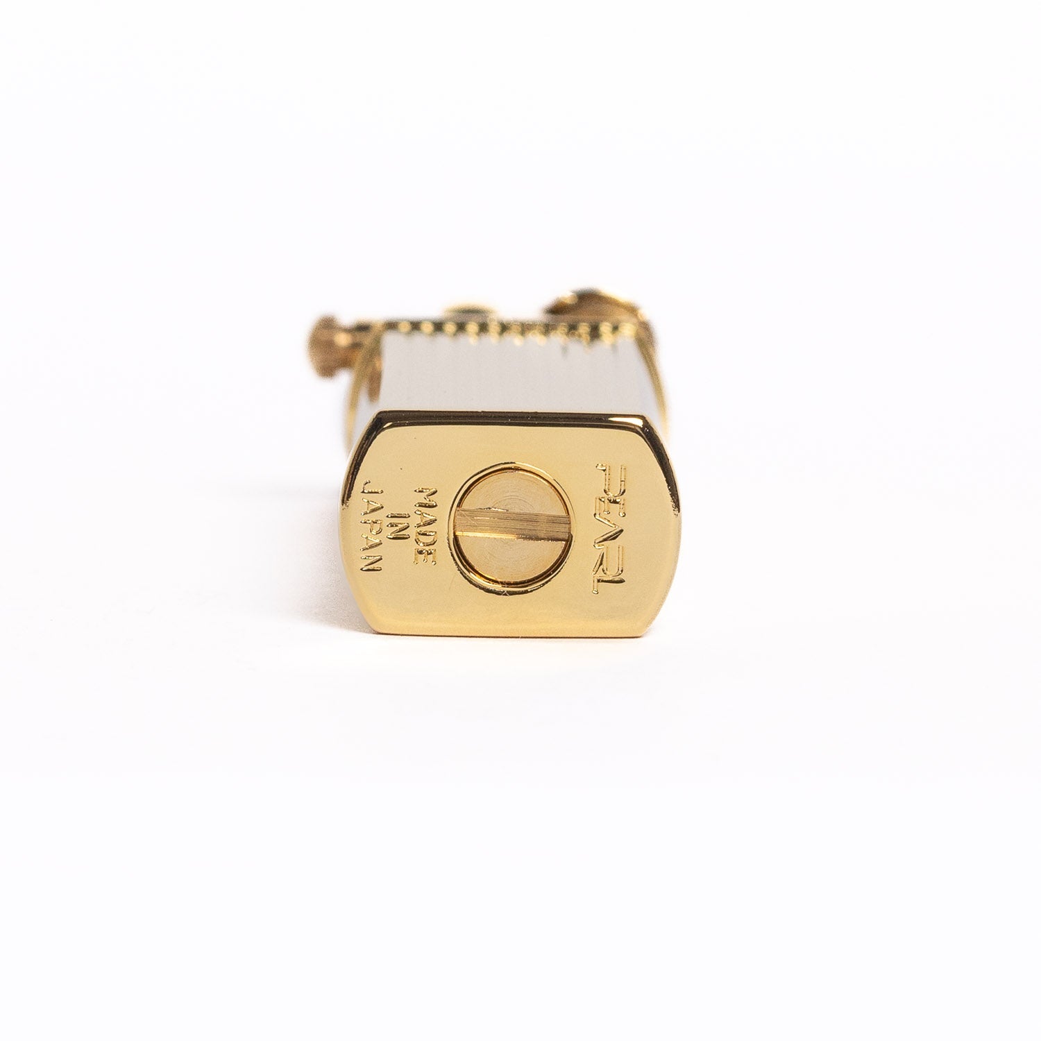 Tsubota Pearl Bolbo Petrol Lighter - Gold Striped - Lighter | Gladfellow