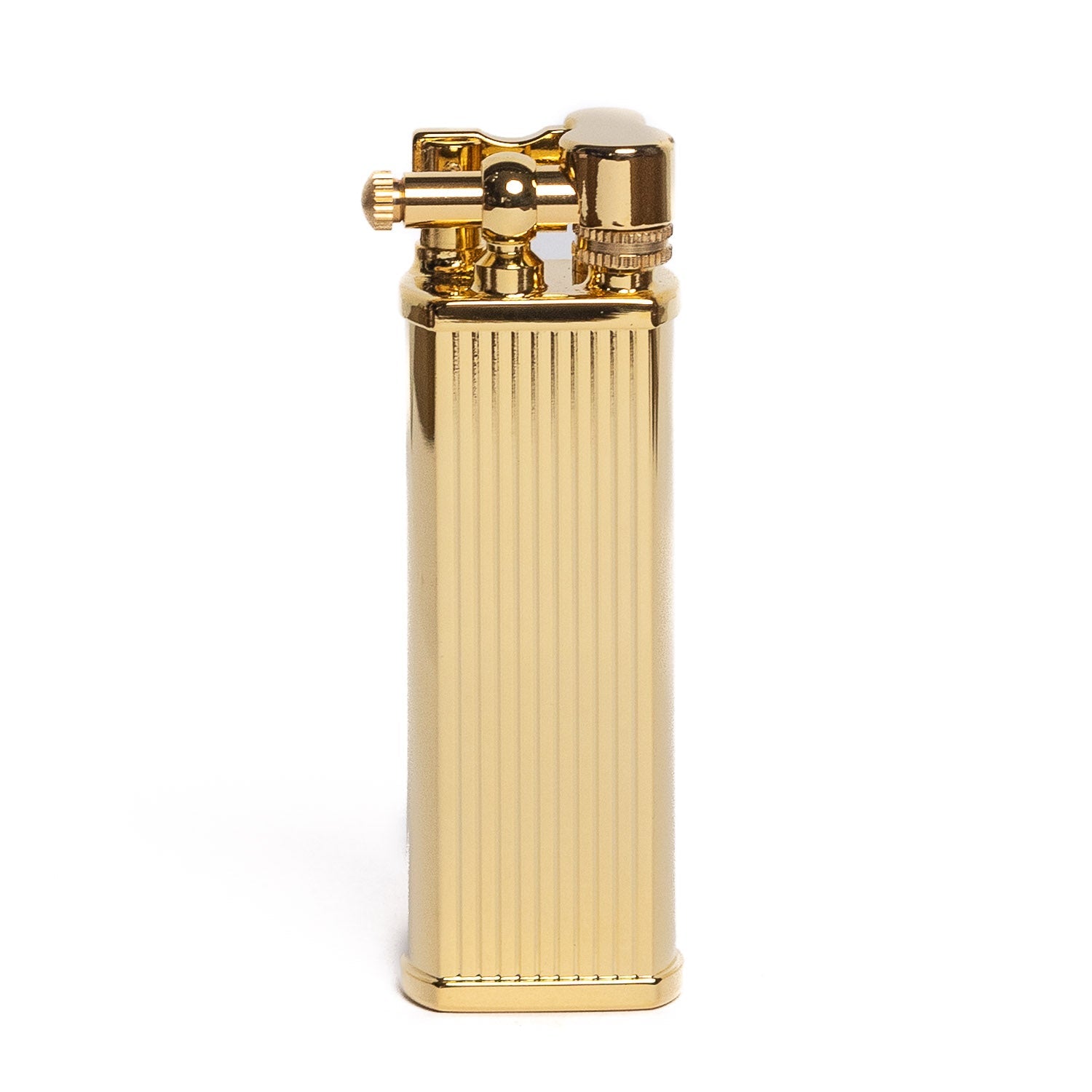 Tsubota Pearl Bolbo Petrol Lighter - Gold Striped - Lighter | Gladfellow