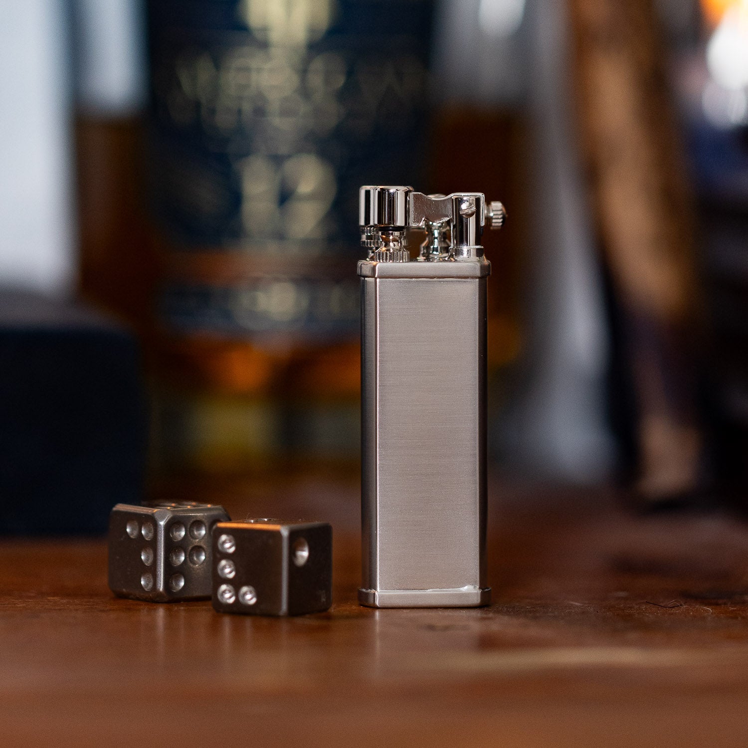 Tsubota Pearl Bolbo Petrol Lighter - Silver - Lighter | Gladfellow
