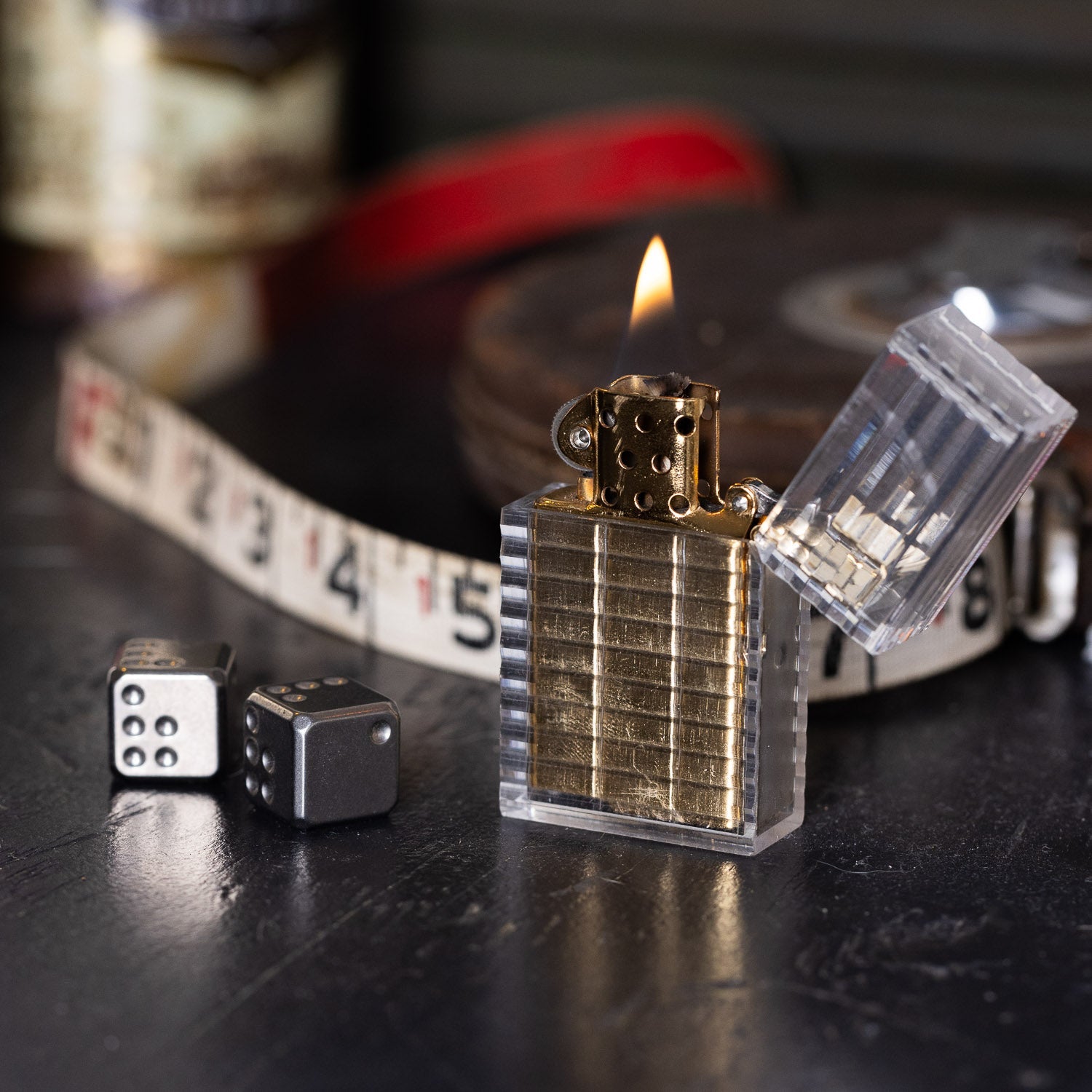 Tsubota Pearl Hard Edge Latitude Lighter - Clear - Lighter | Gladfellow