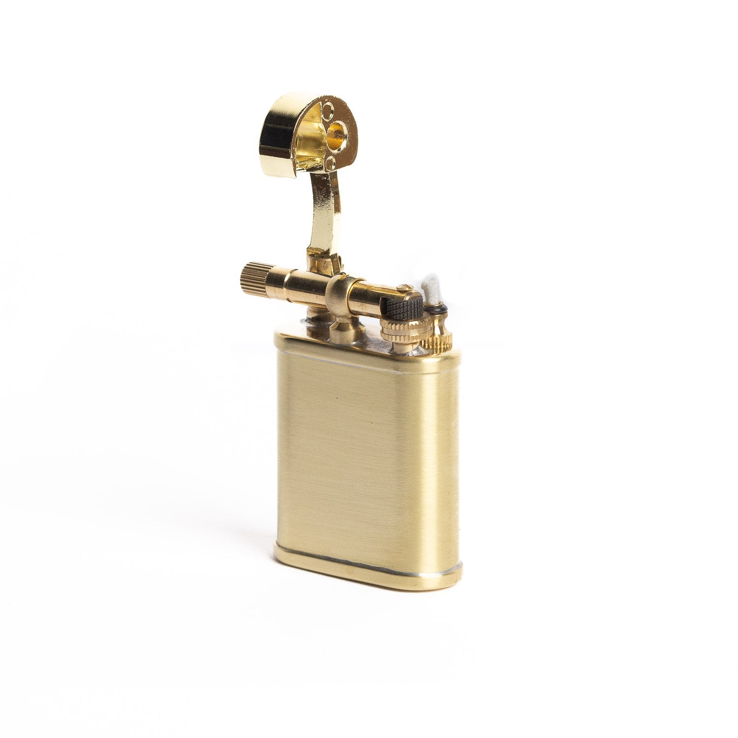 Tsubota Pearl NB Petrol Lighter - Brass - Lighter | Gladfellow