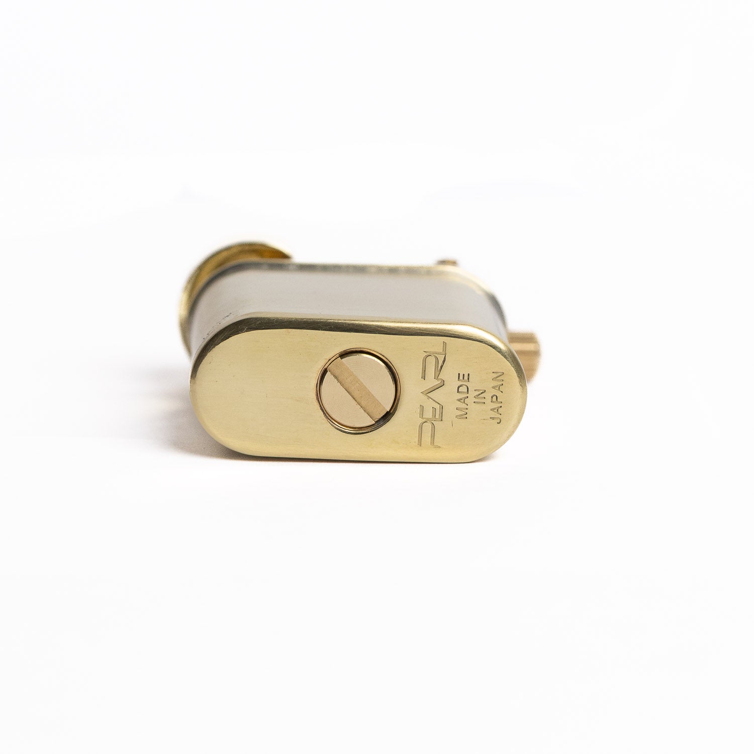 Tsubota Pearl NB Petrol Lighter - Brass - Lighter | Gladfellow